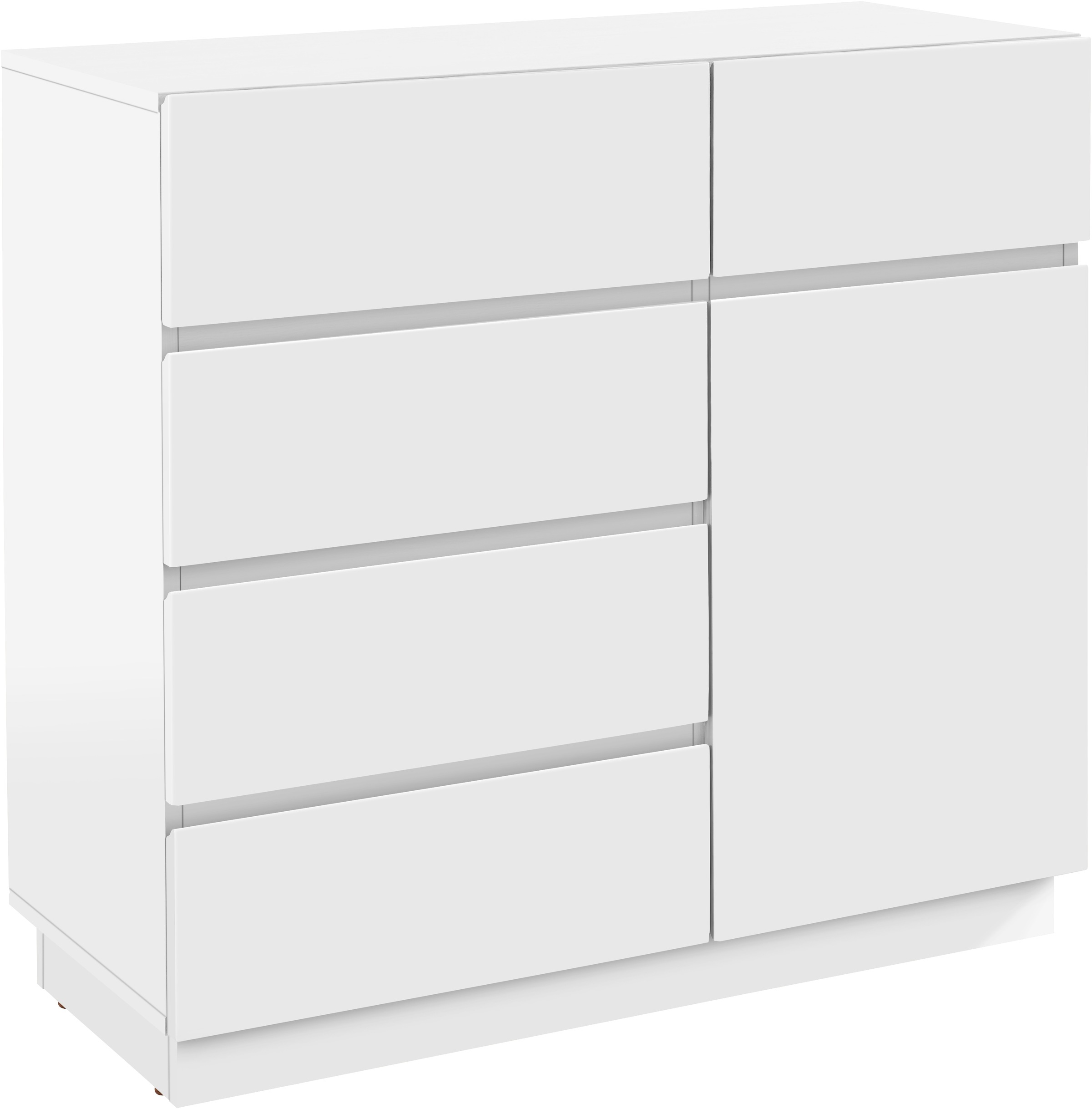 Home affaire Kommode »Laima«, Breite 90 cm, mit 5 Schubladen, teilmassiv, FSC®-zertifiziert