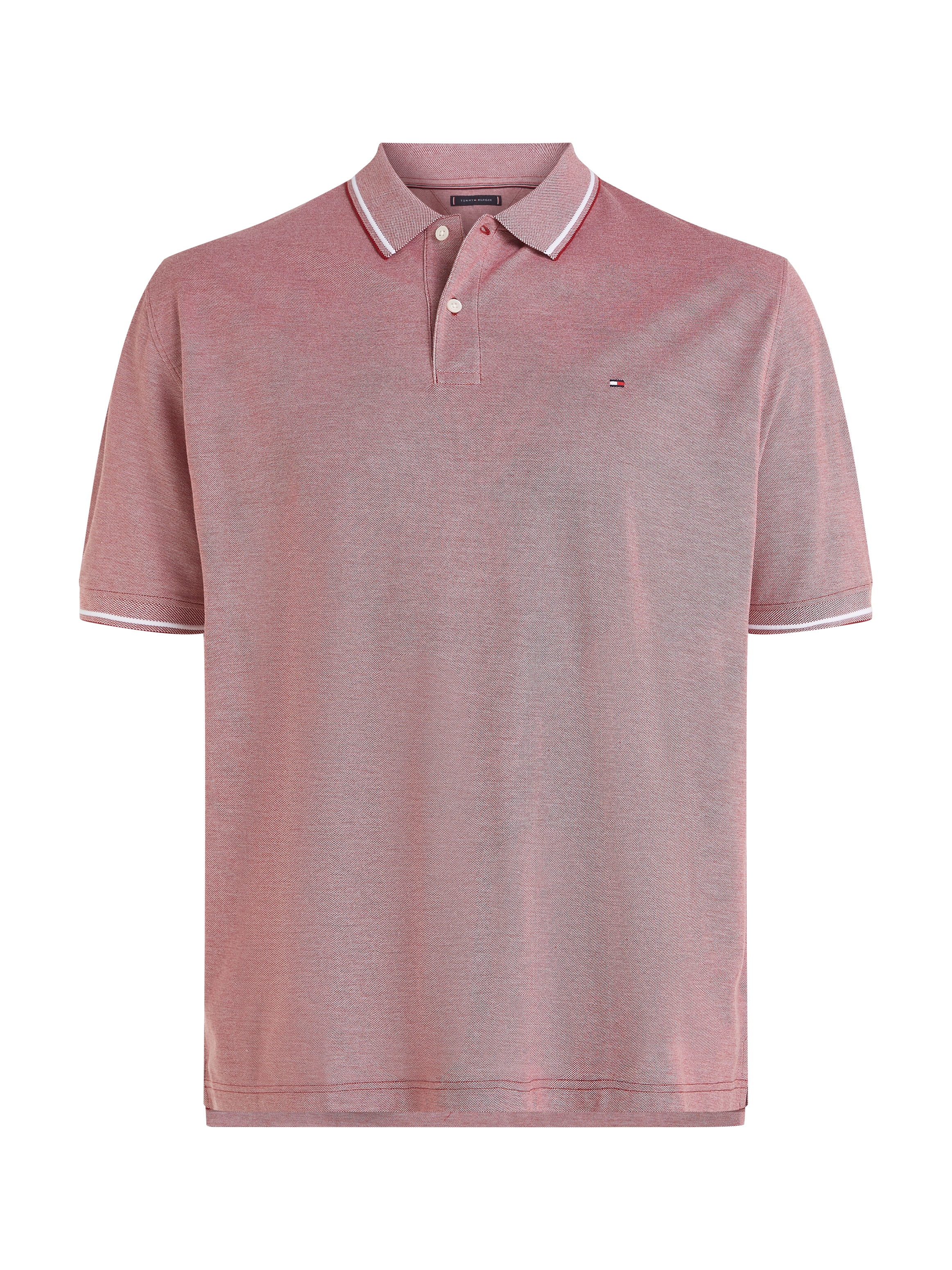 Tommy Hilfiger Big & Tall Poloshirt »BT-OXFORD TWO TONE REG POLO-B«, in Grossen Grössen, Logostickerei