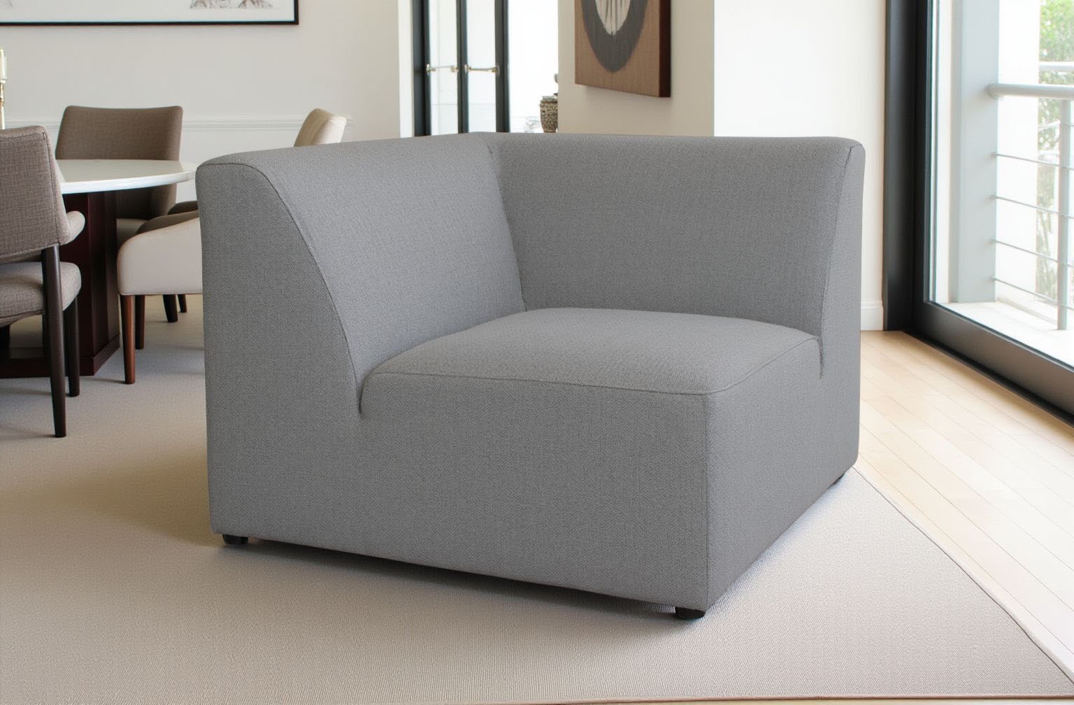 GOODproduct Elément d'angle du canapé »Koa, Sofamodul, passend zur Serie KOA« in Webstoff, weicher Lounge-Sitzkomfort