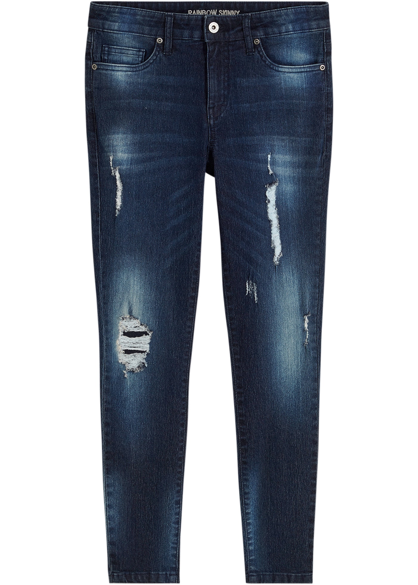 bonprix Jeans skinny 1 pièces Skinny-fit, mit Destroy-Effekten, in vielen Grössen erhältlich