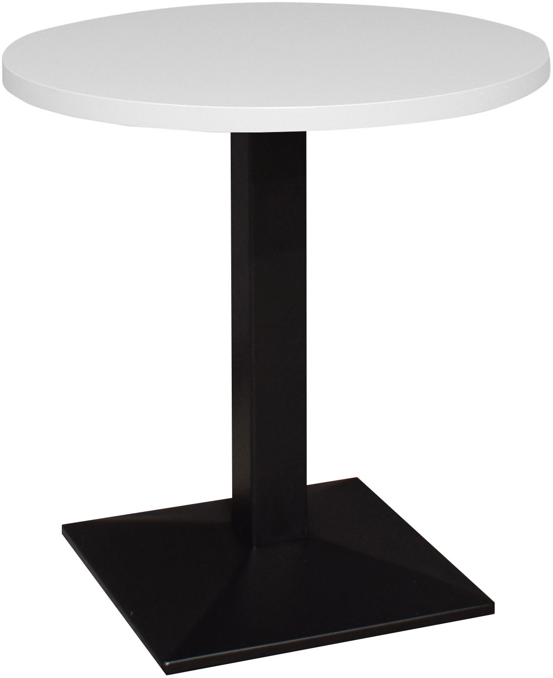 Mäusbacher Table de bistrot »Big Bistro Metall« Structure colonne carrée, plateau carré Ø 70 cm H 75 cm