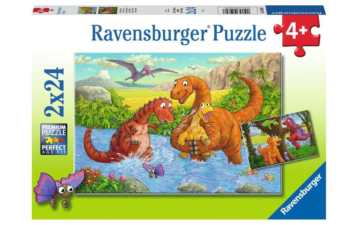 Puzzle »Spielende Dinos«, (24 tlg.)