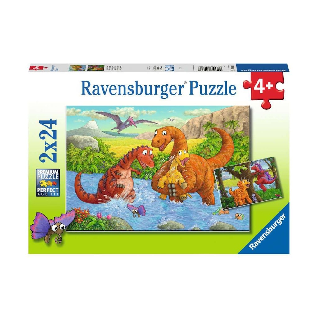 Ravensburger Puzzle »Spielende Dinos«, (24 tlg.)
