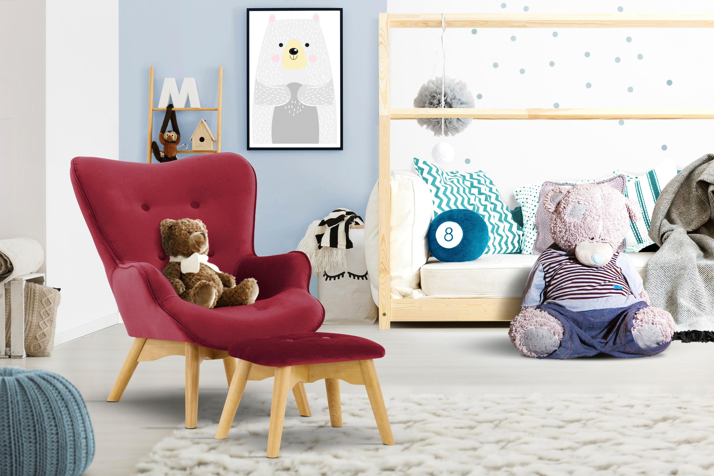 Modische Lüttenhütt Sessel »Duca Mini«, in kleiner Ausführung für Kinder  ohne Mindestbestellwert shoppen