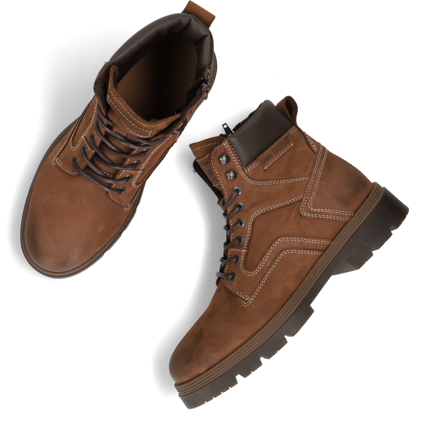 PME LEGEND Bottes à lacets »SKYVAN«  Bottes à lacets, bottines de travail avec languette d'enfilage, fermeture éclair,