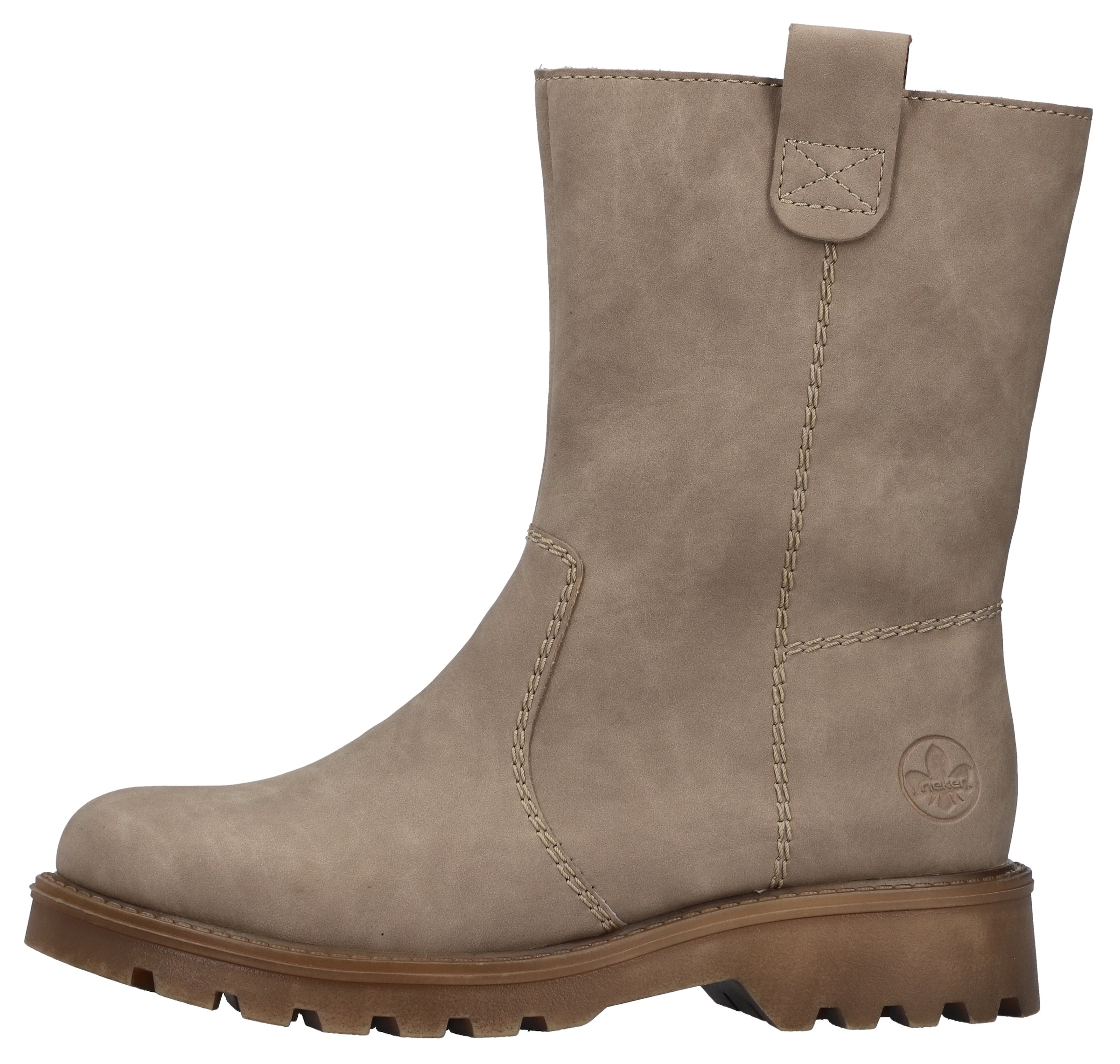 Rieker Winterstiefelette, Winterboots, Profilsohle, mit Innenreissverschluss