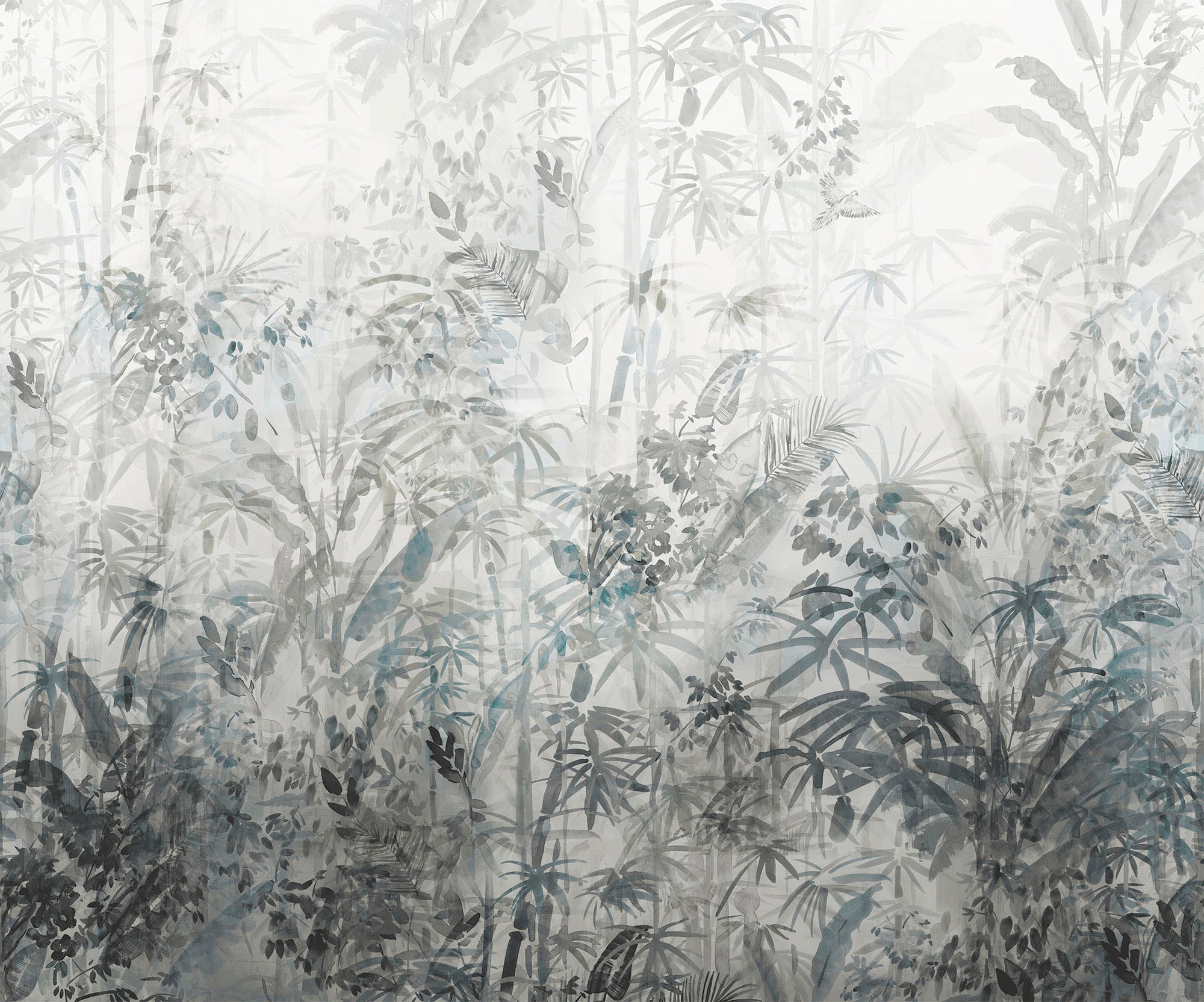 Image of Komar Vliestapete "Digitaldruck Vlies - Wondrous Watermarks - Grösse 300 x 250 cm" bedruckt glatt Wohnzimmer, Schlafzimmer