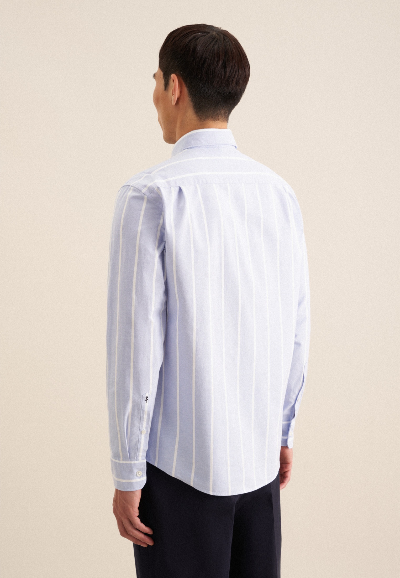 seidensticker Businesshemd »Schwarze Rose«, Regular 1/1 Button-Down-Kragen Streifen