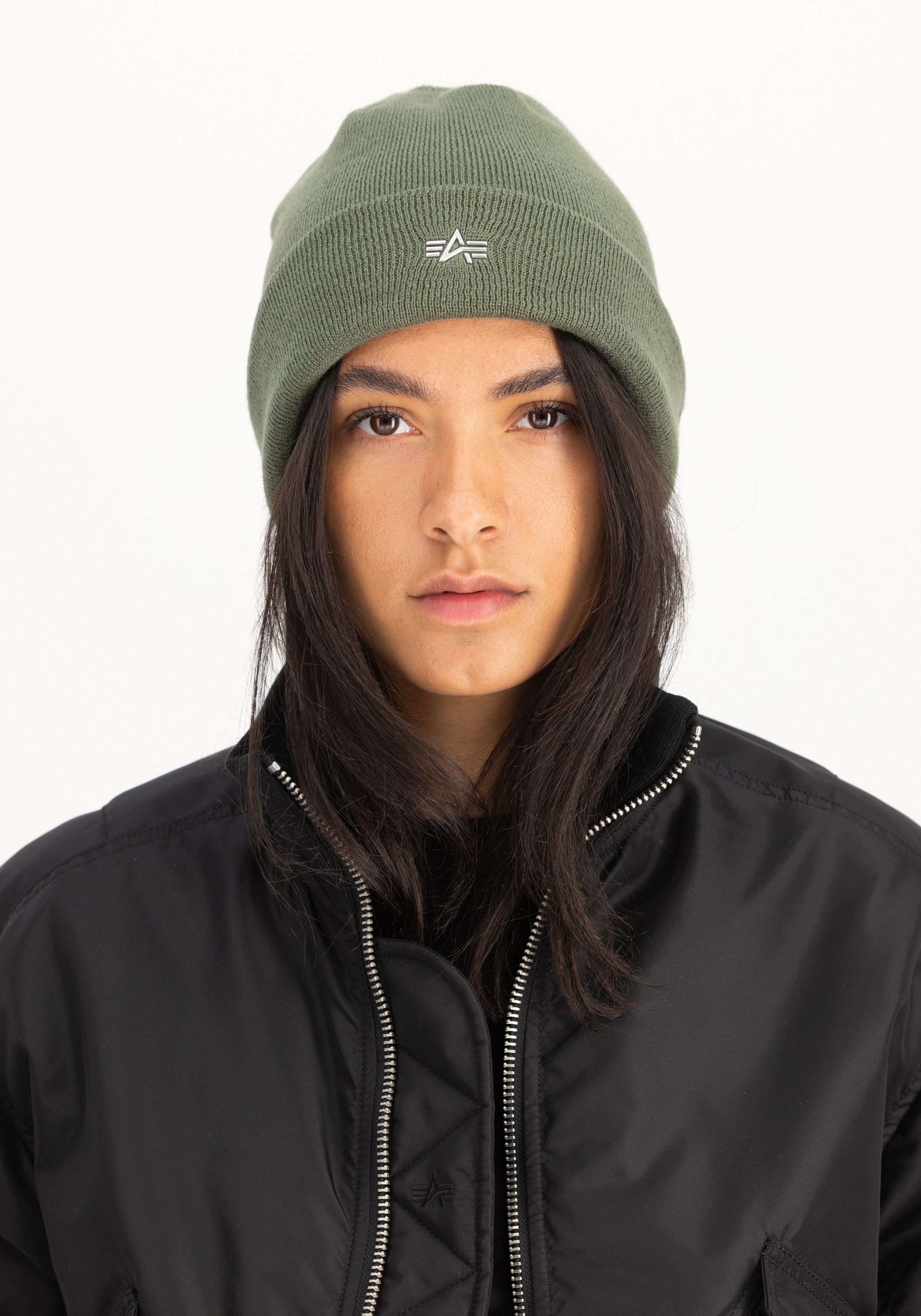Alpha Industries Bonnet de ski »Metal Logo Beanie«