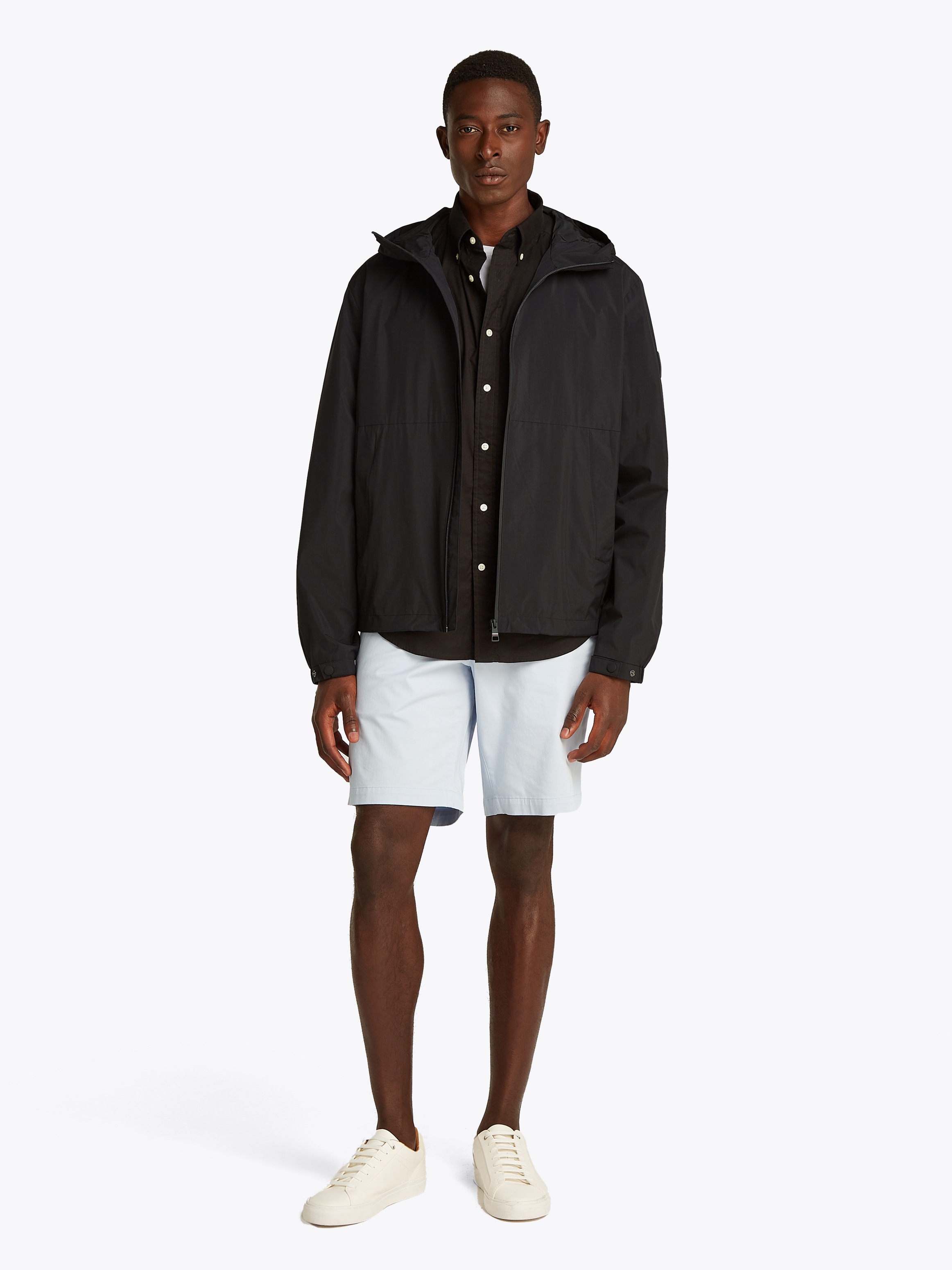 Tommy Hilfiger Kurzjacke »BRANDED HOODED JACKET«, mit Kapuze