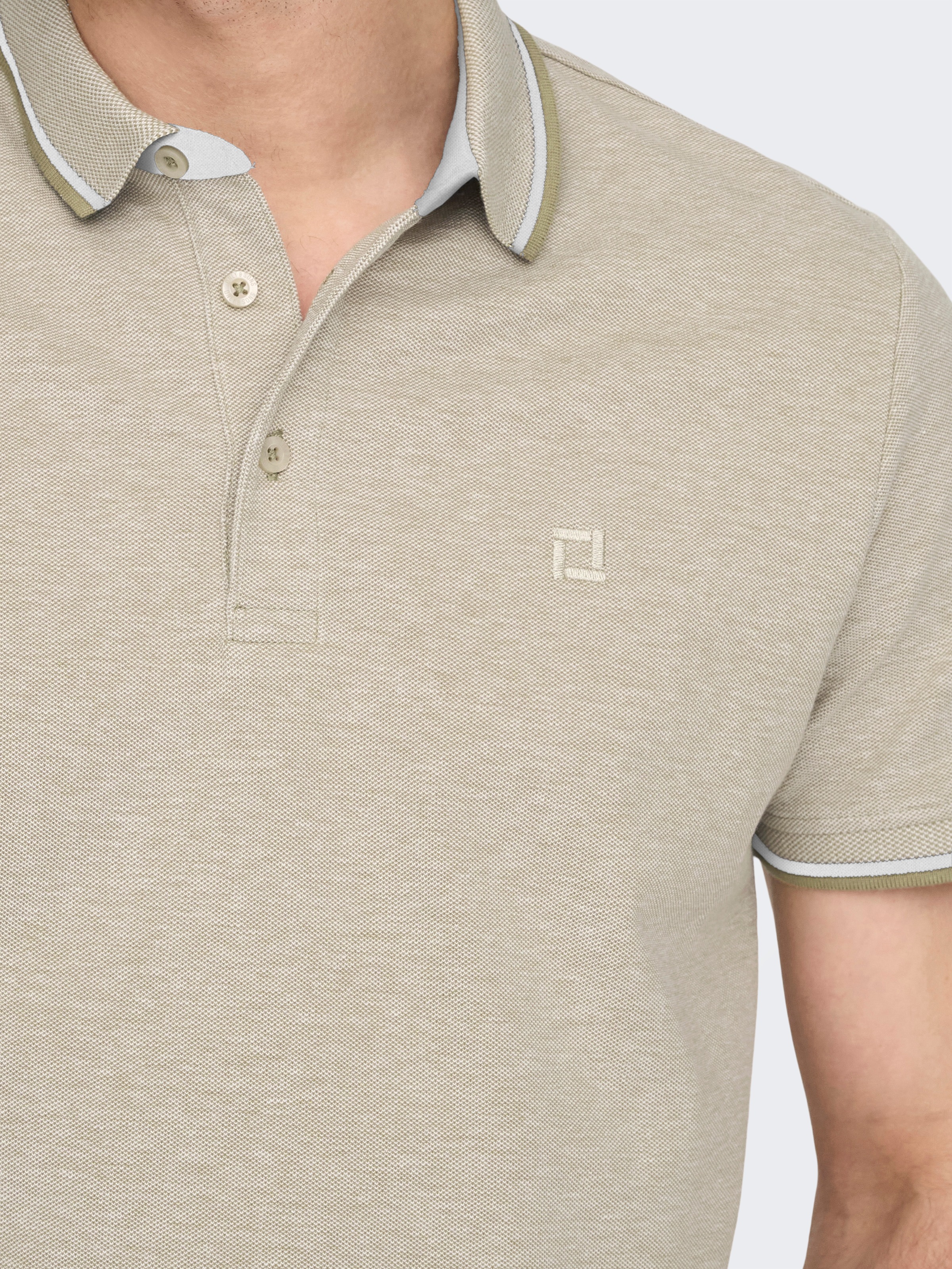 ONLY & SONS Poloshirt »ONSFLETCHER SLIM SS POLO NOOS« Baumwolle, normal geschnitten