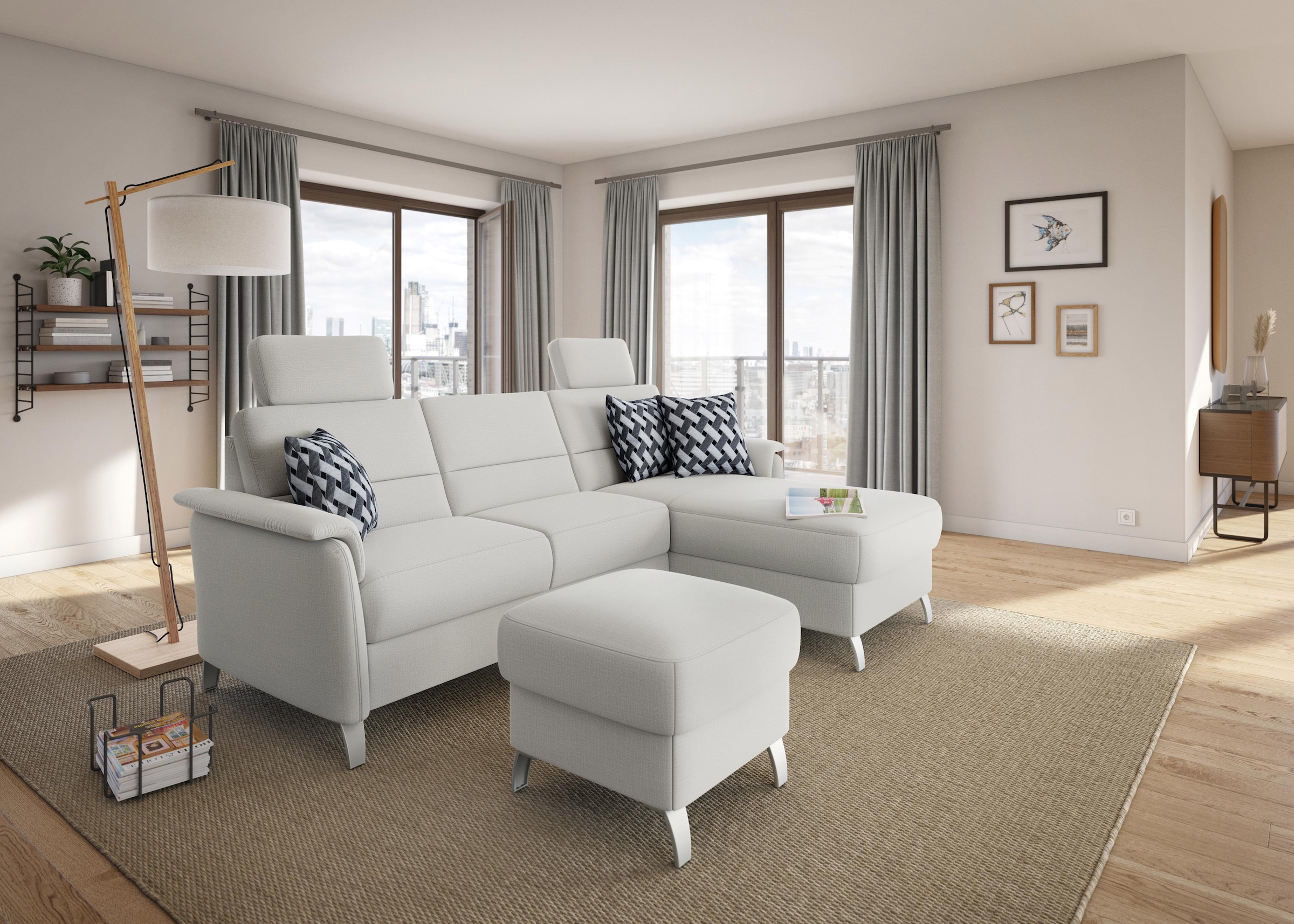 Image of sit&more Ecksofa "Palmera L-Form, B: 244 cm" optional Schlaffunktion & Bettkasten, Federkern