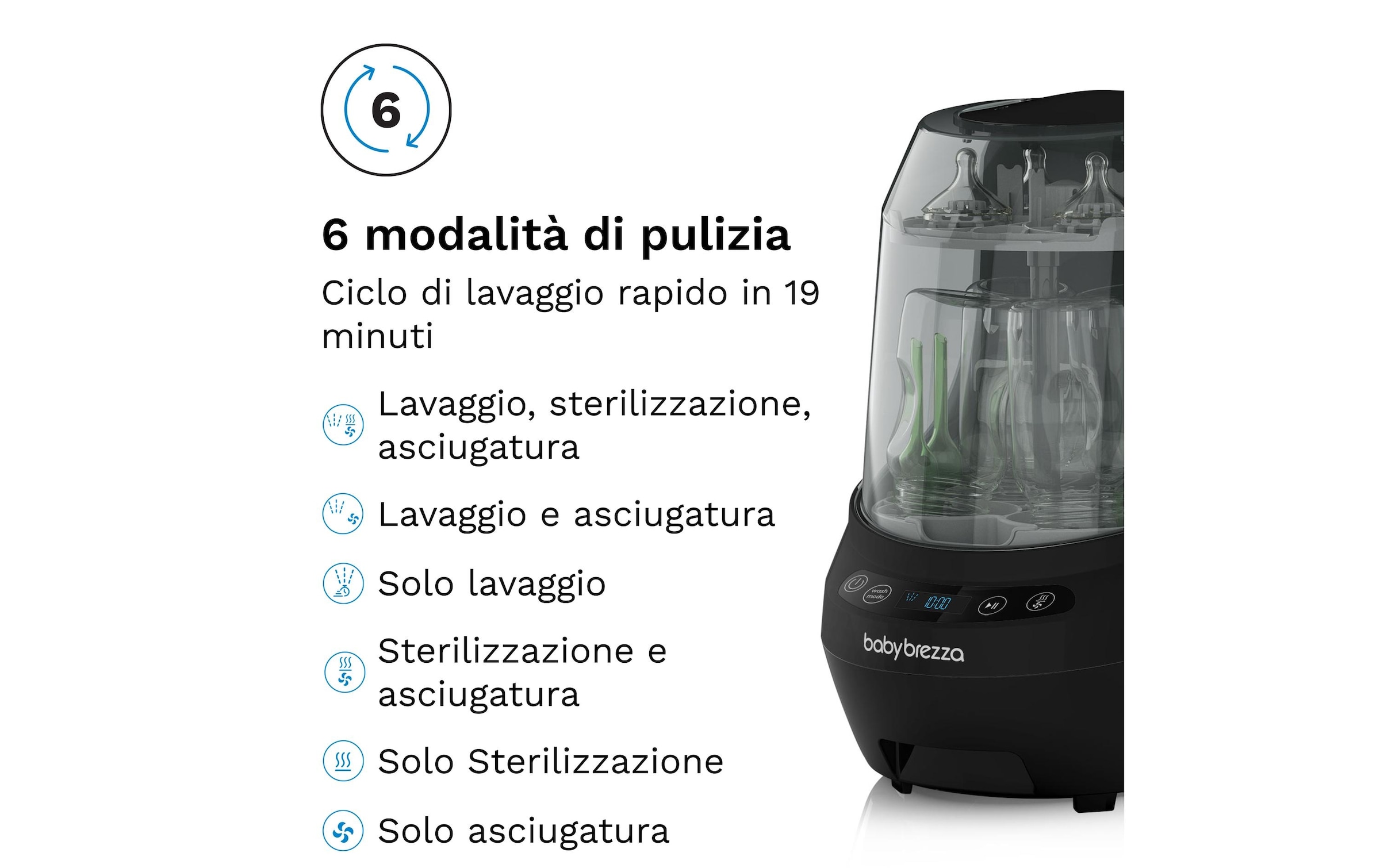   Dampfsterilisator »Baby Brezza Bottle Washer Pro«