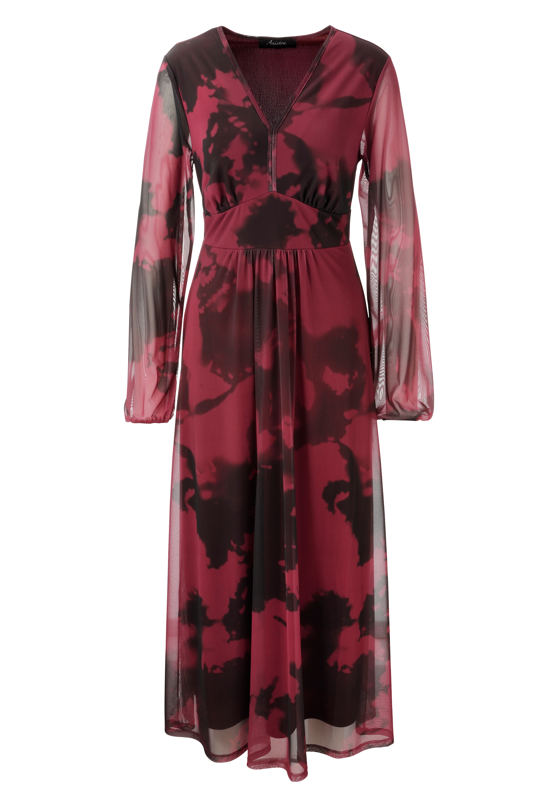 Aniston CASUAL Maxikleid mit grossflächigen, grafischen Batik-Druck - NEUE KOLLEKTION