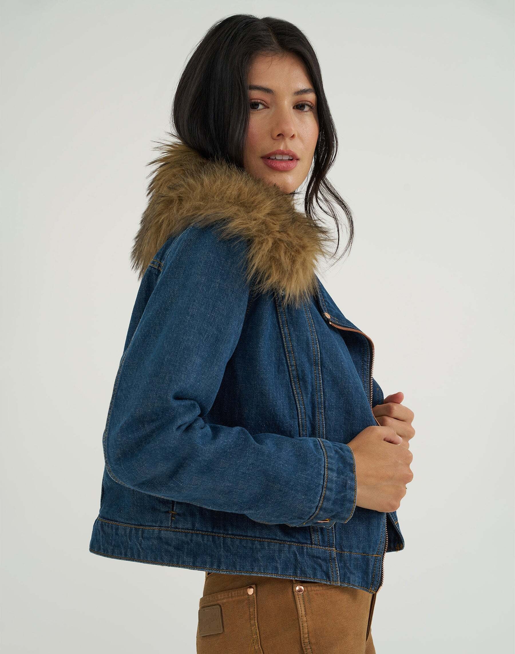 Wrangler Veste en jean »WRANGLER Jeansjacke Moto«