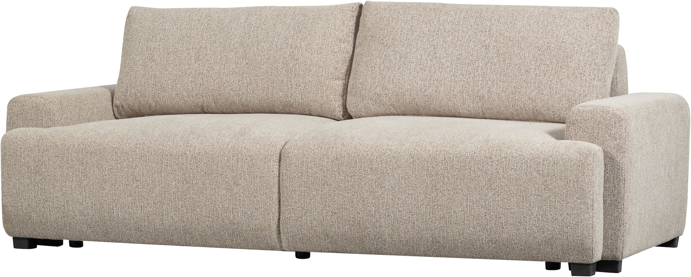 WOOOD Schlafsofa »Night & Day Melange-Webstoff mit Schlaffunktion, H85 x B239 x T107 cm« Schlafbreite 190 cm, Sehr hohe Verschleissfestigkeit, Pfleiglicht