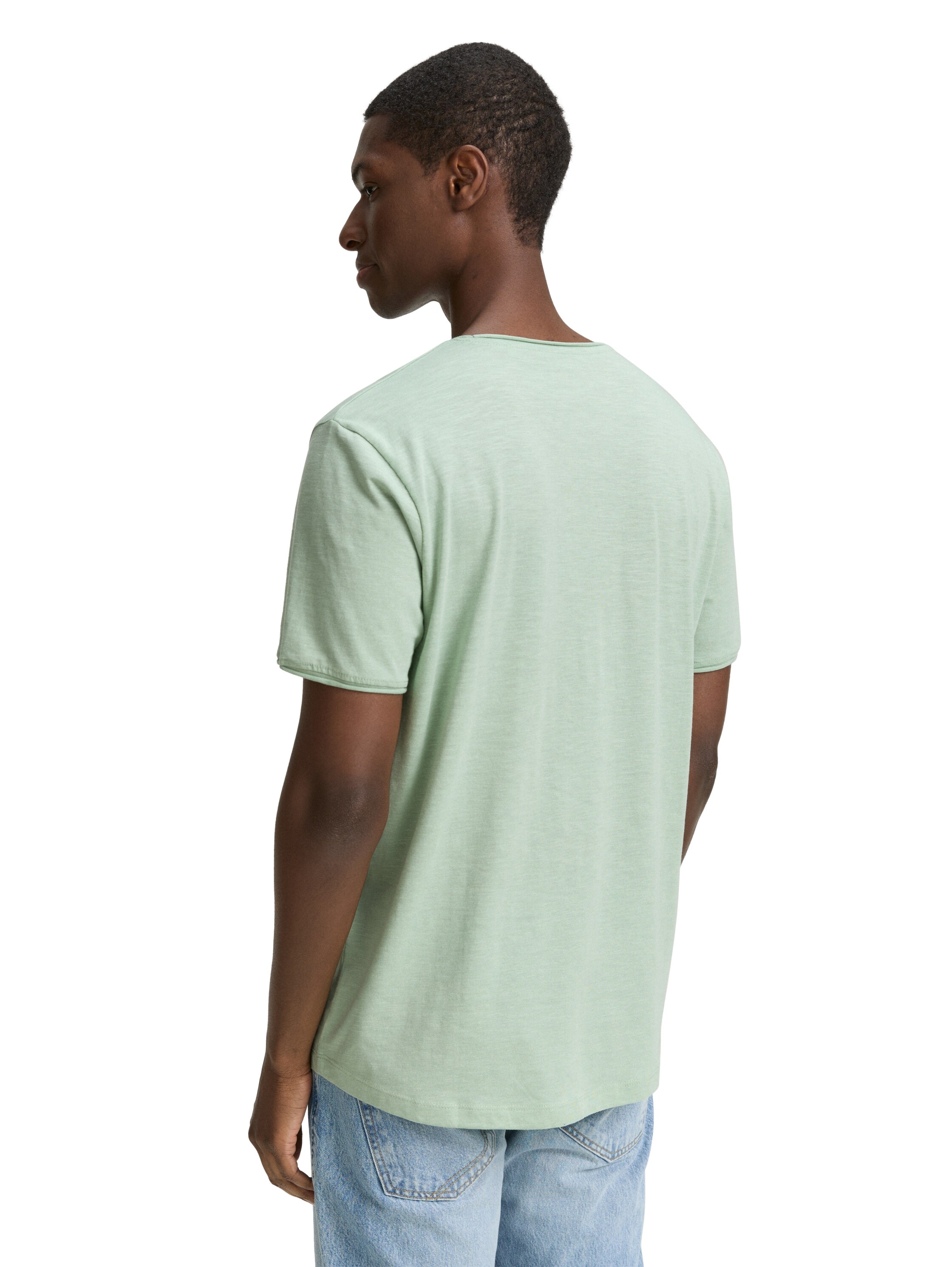 TOM TAILOR Denim T-Shirt, in Melange-Optik