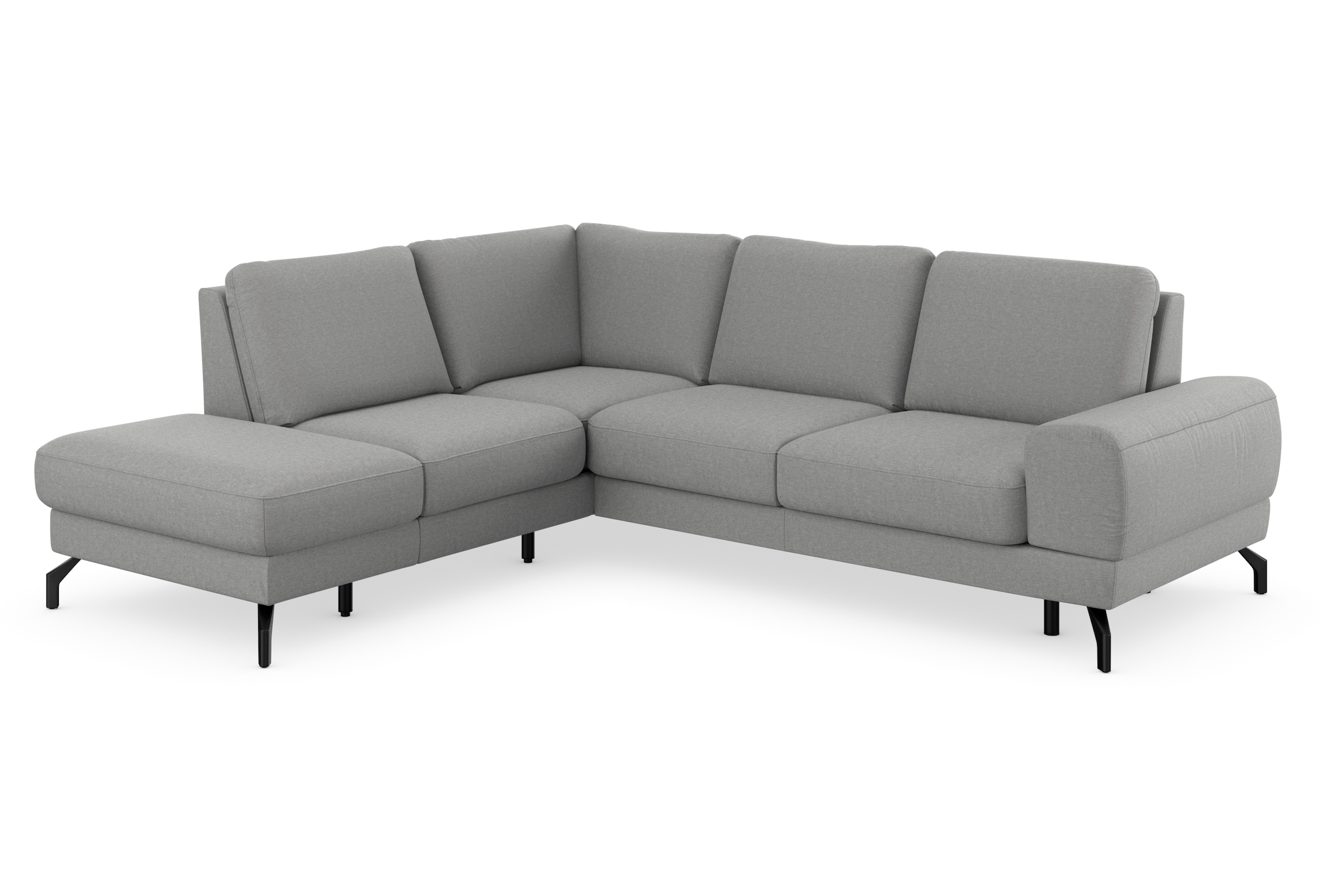 sit&more Canapé d'angle »Cinturo L-Form« inklusive Sitztiefenverstellung und Federkern, Sitzhöhe 45 cm