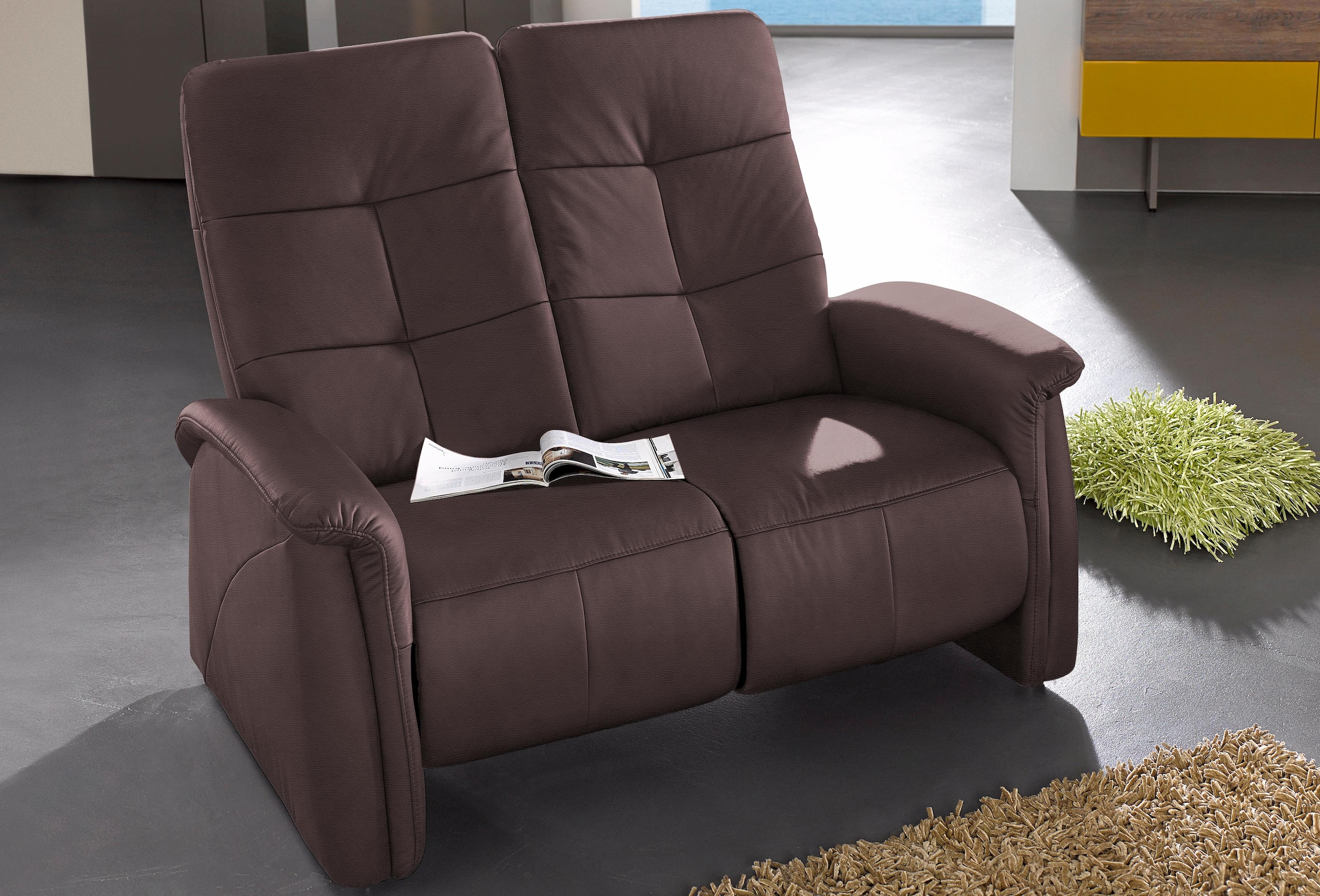 exxpo - sofa fashion 2-places »Tivoli, Kinosofa, bequem und komfortabel durch die Relaxfunktion« (2 places), accoudoirs étroits, dossier haut