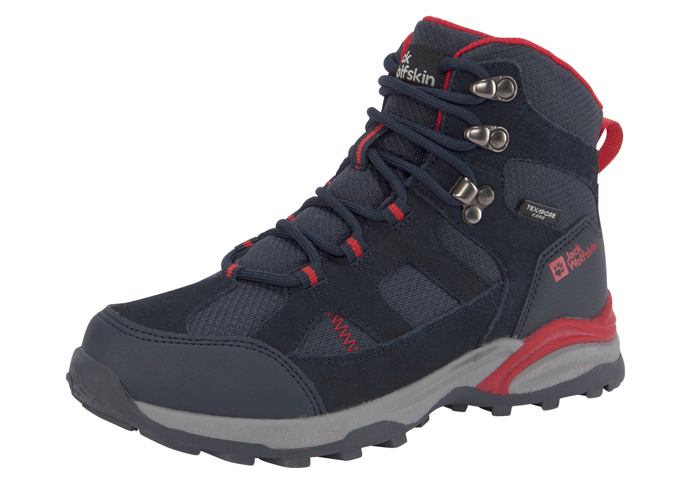 Image of Jack Wolfskin Wanderschuh "TRAIL HIKER TEXAPORE MID K" wasserdicht, Trekkingschuh