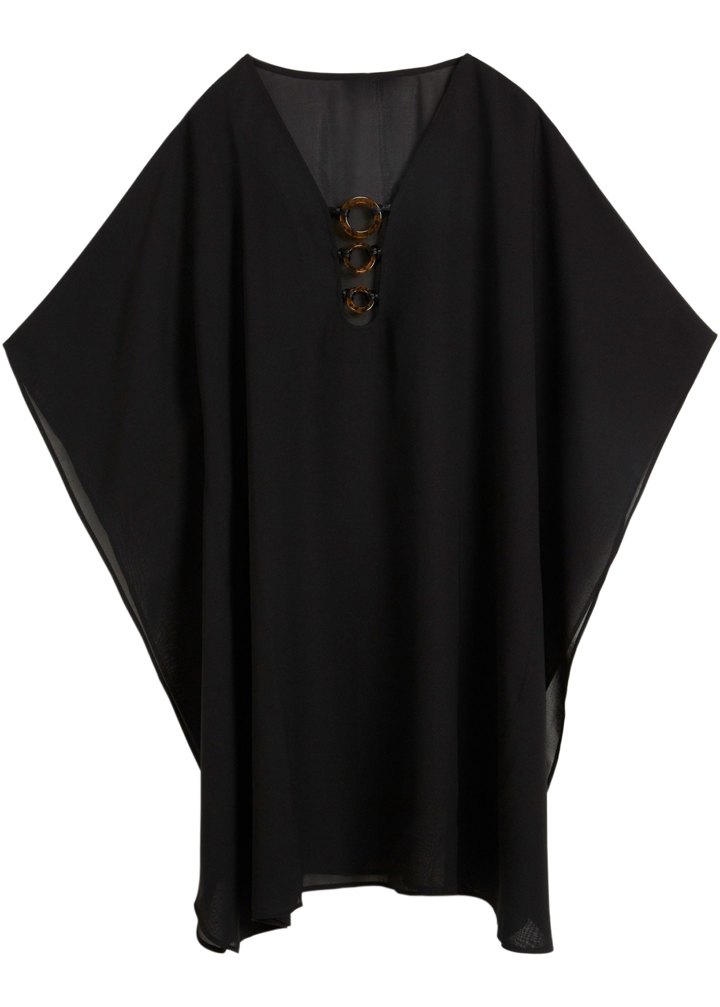 bonprix Tunikakleid für warme Tage, aus Polyester, figurumspielende Passform