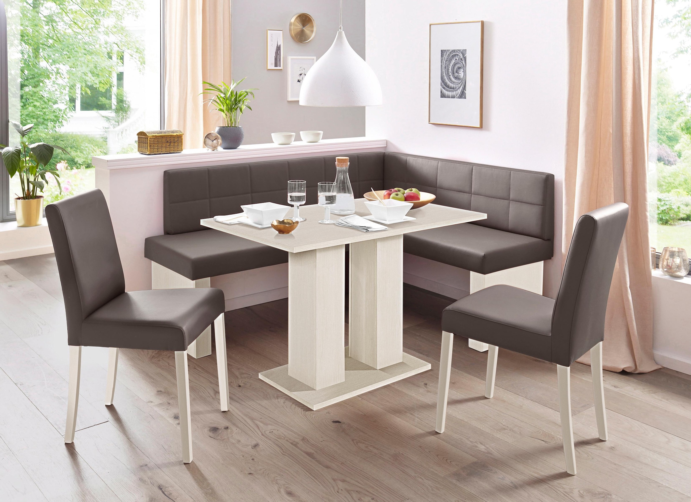 massivline&more Banc d'angle »Anna 2« Largeur 169 cm