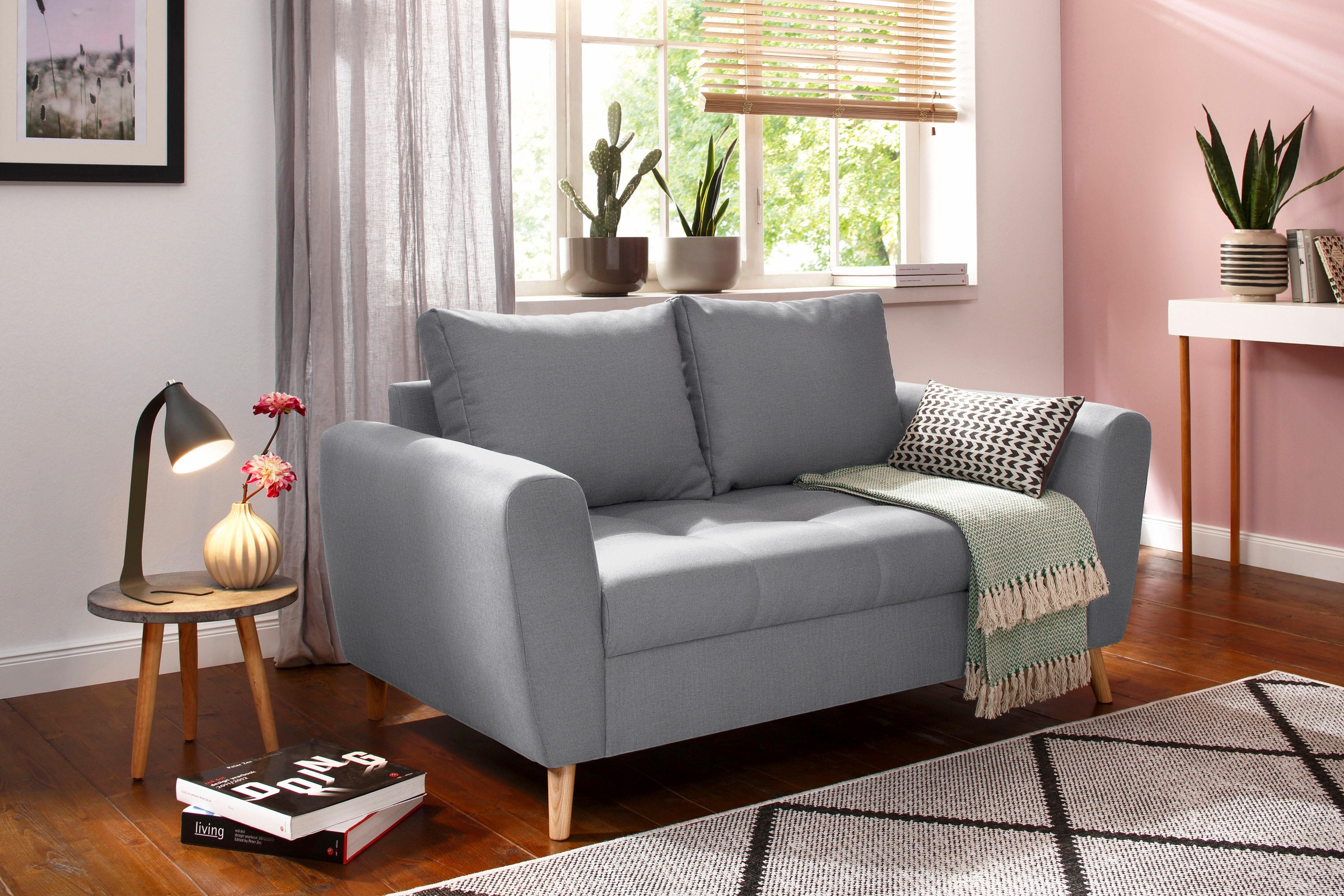 Image of Home affaire 2-Sitzer »Penelope«, mit feiner Steppung im skandinavischem Design bei Ackermann Versand Schweiz