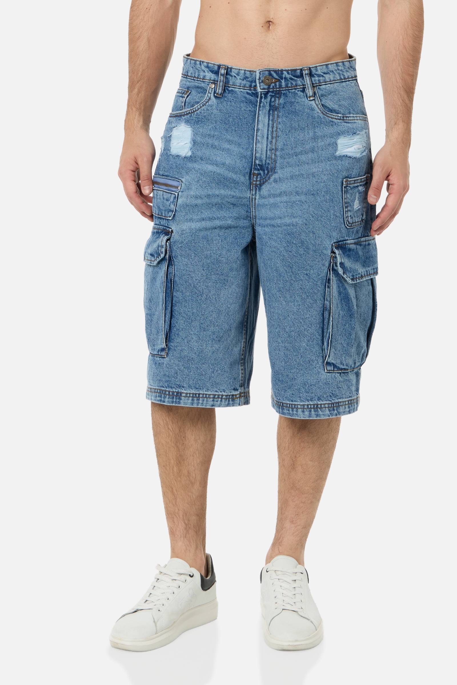 BOXEUR DES RUES Jeans loose fit »BOXEUR DES RUES Jeansshorts Multy Pocket«