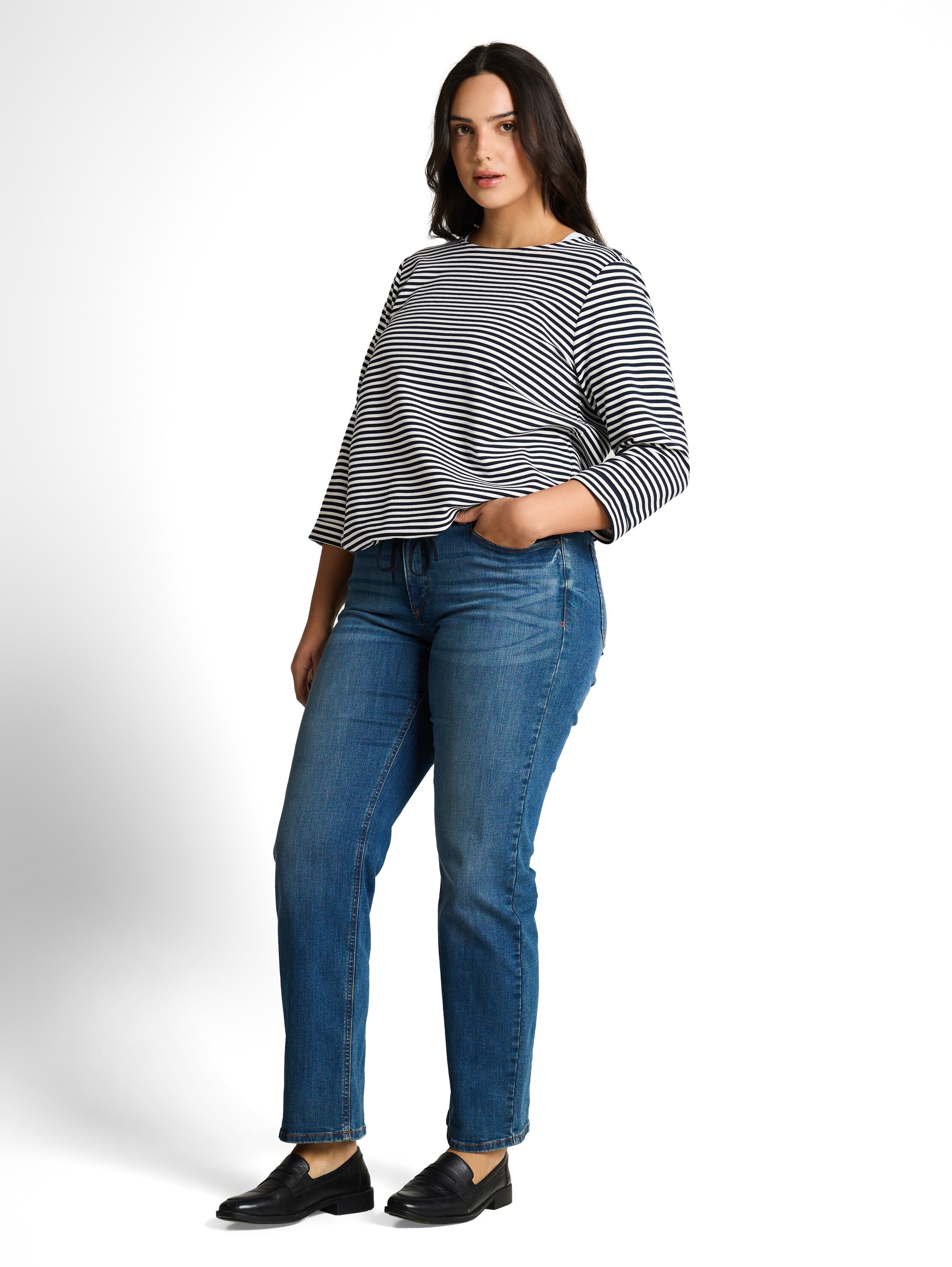 TOM TAILOR PLUS T-Shirt mit Streifen Muster