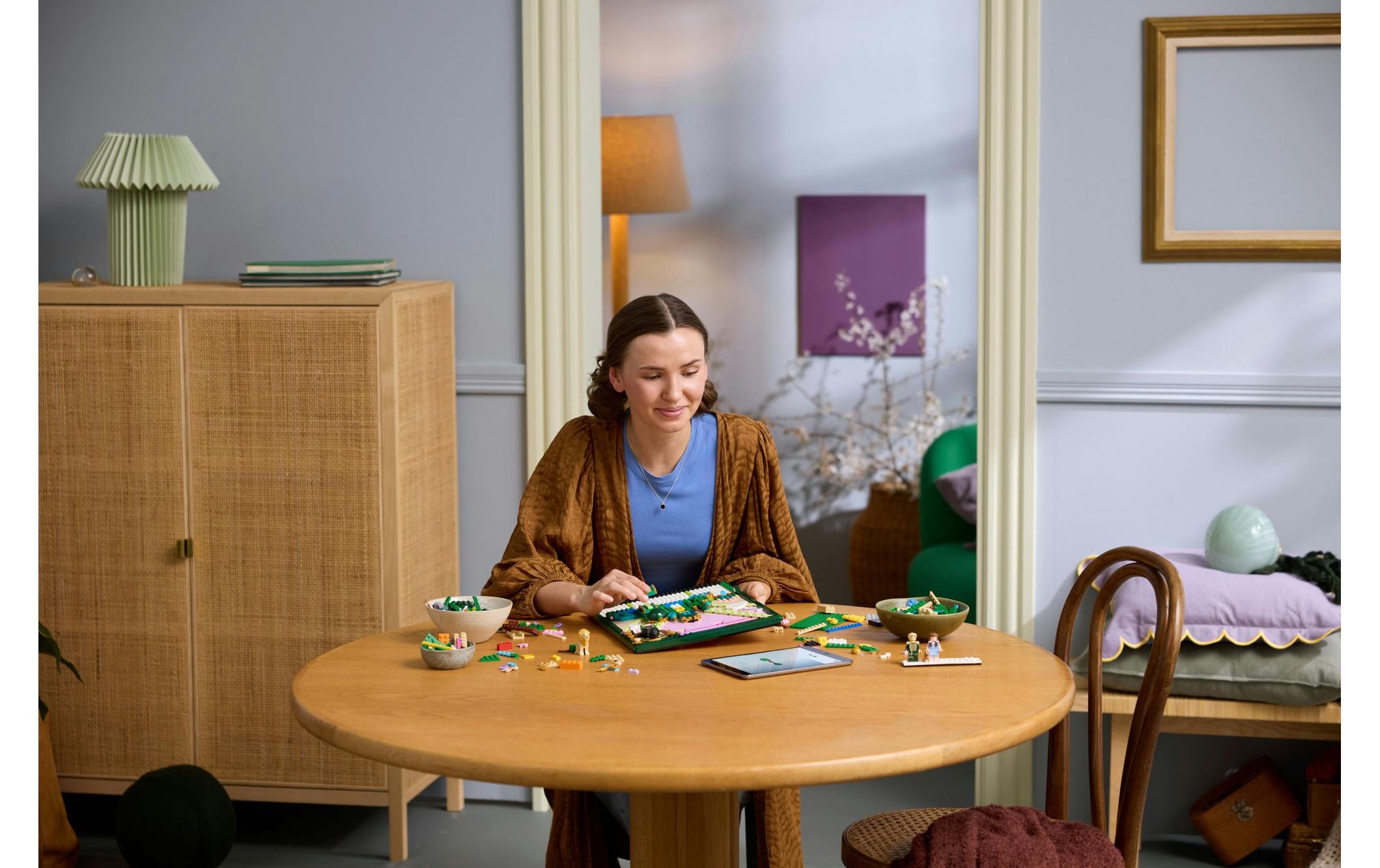 LEGO® Konstruktionsspielsteine »Emerald City Wandkunst 75685«