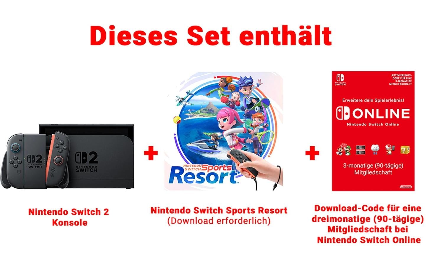 Nintendo Spielekonsole »Switch 2 + Switch Sports Resort-Set«