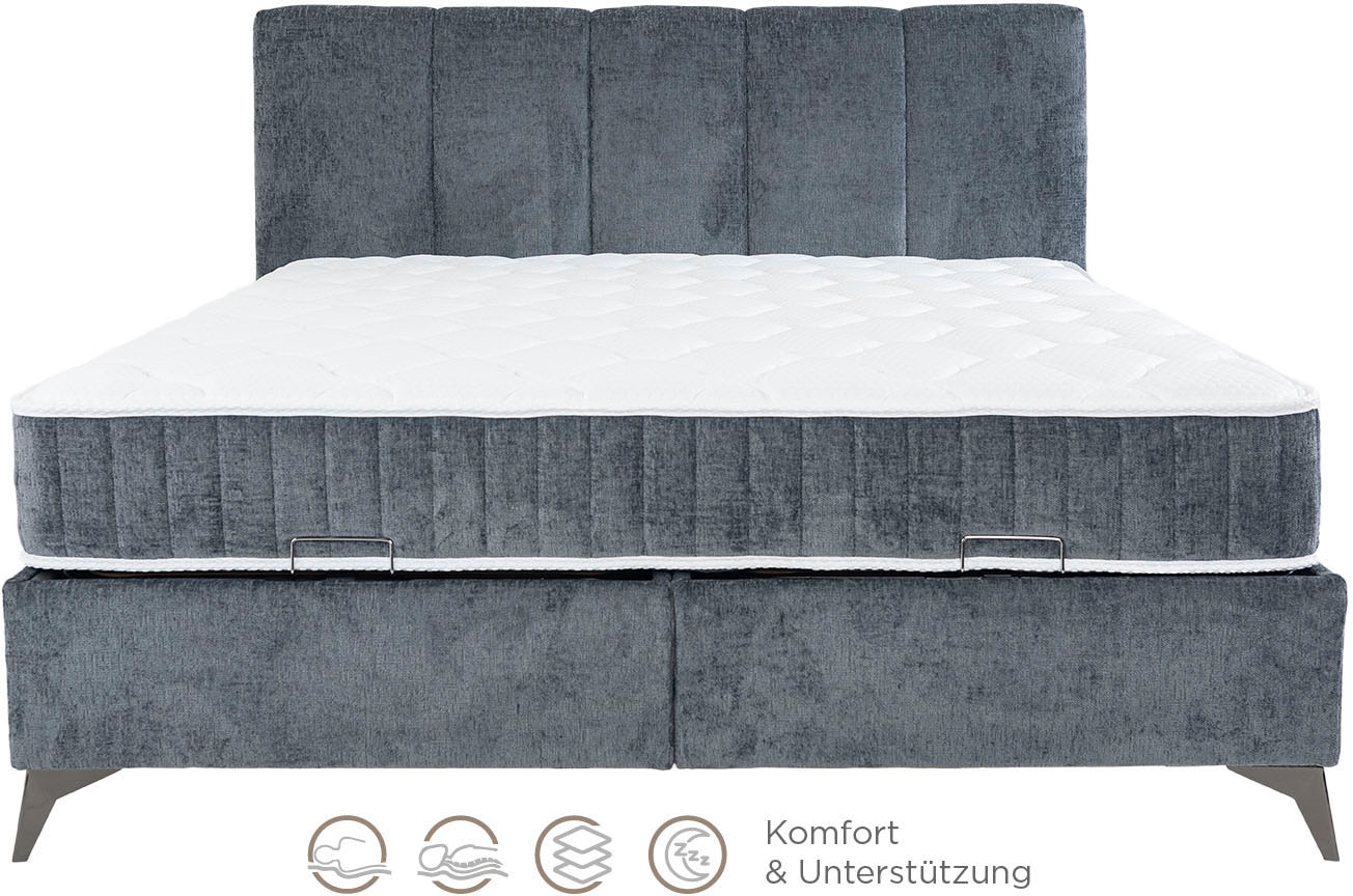 Home affaire Boxbett »Sorelle inkl. Bettkasten und Topper« erhältlich in den Breiten 160, 180 & 200 cm