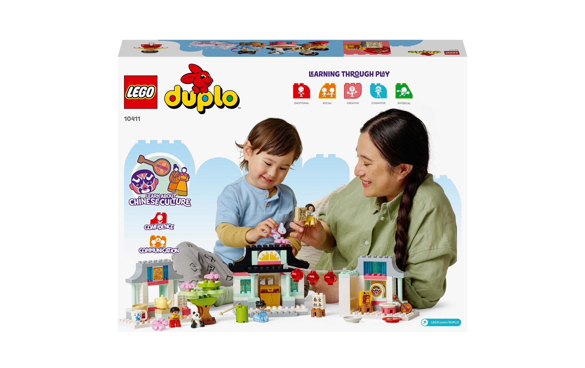 LEGO® Konstruktionsspielsteine »tbd-Town-2023-China«, (124 St.)