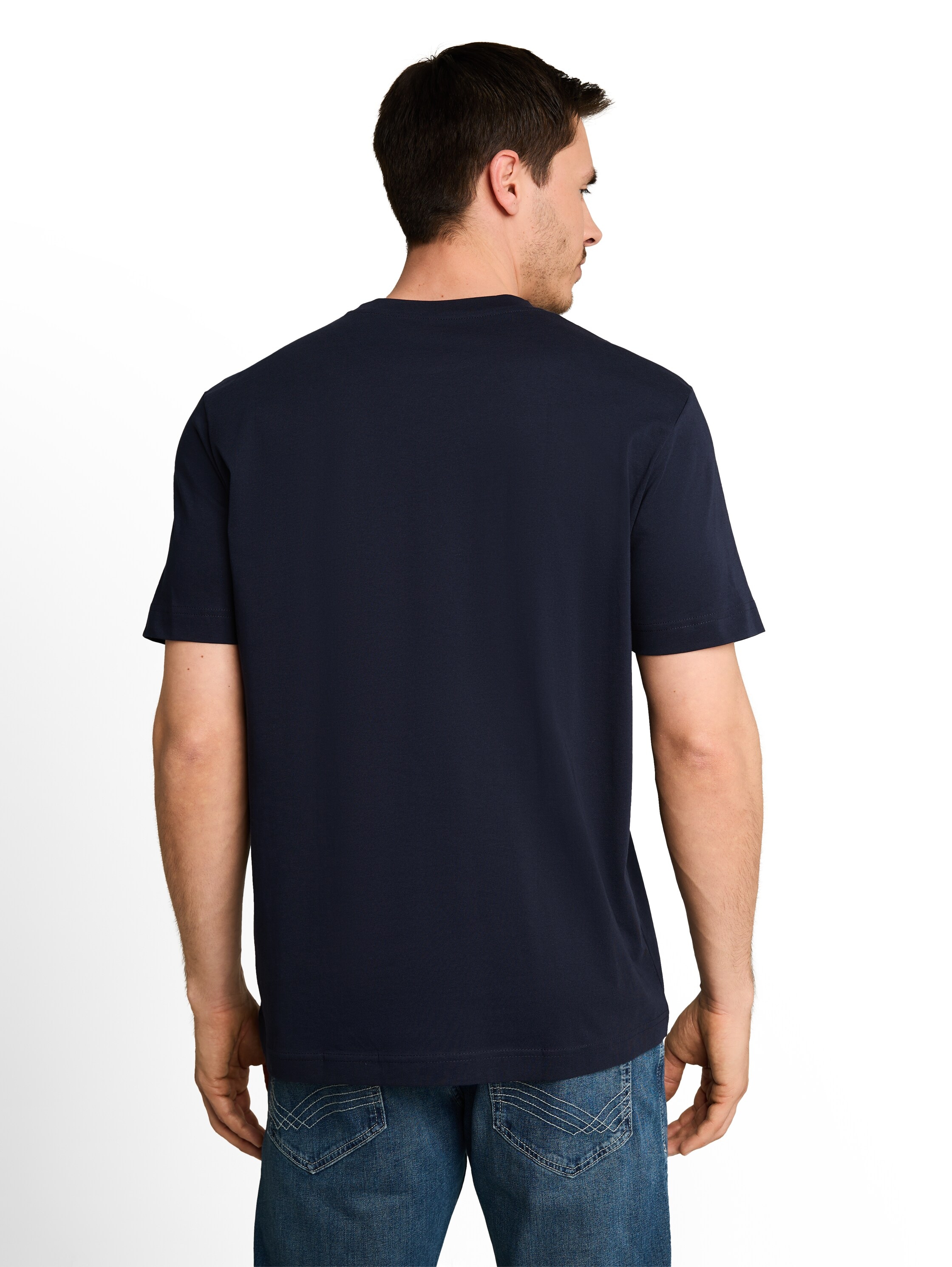 TOM TAILOR T-Shirt Packung, 3 3er Pack mit Logo-Stickerei