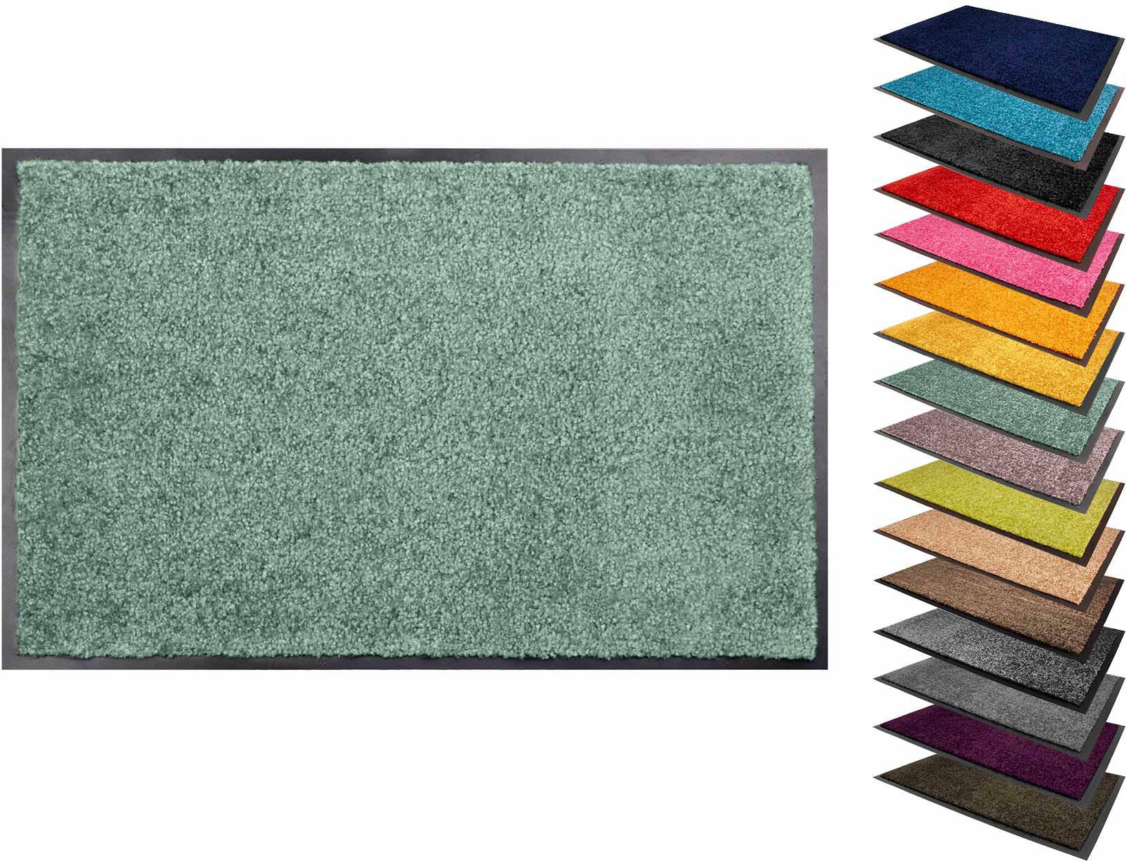 Primaflor-Ideen in Textil Fussmatte »Schmutzfangmatte CLEAN PRO, Made in Belgium«, rechteckig, 8 mm Höhe, Uni-Farben, UV-beständig, strapazierfähig, waschbar