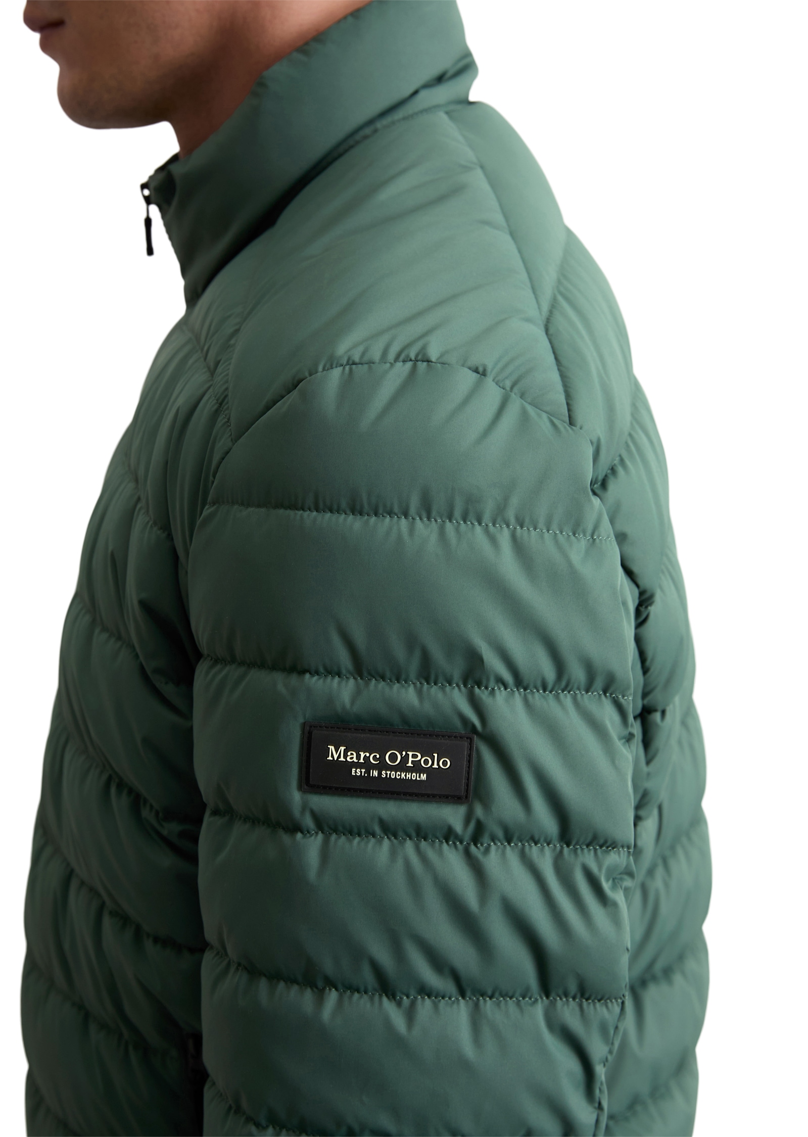 Marc O'Polo Steppjacke Übergangsjacke, aus recyceltem Performance-Polyester, regular fit