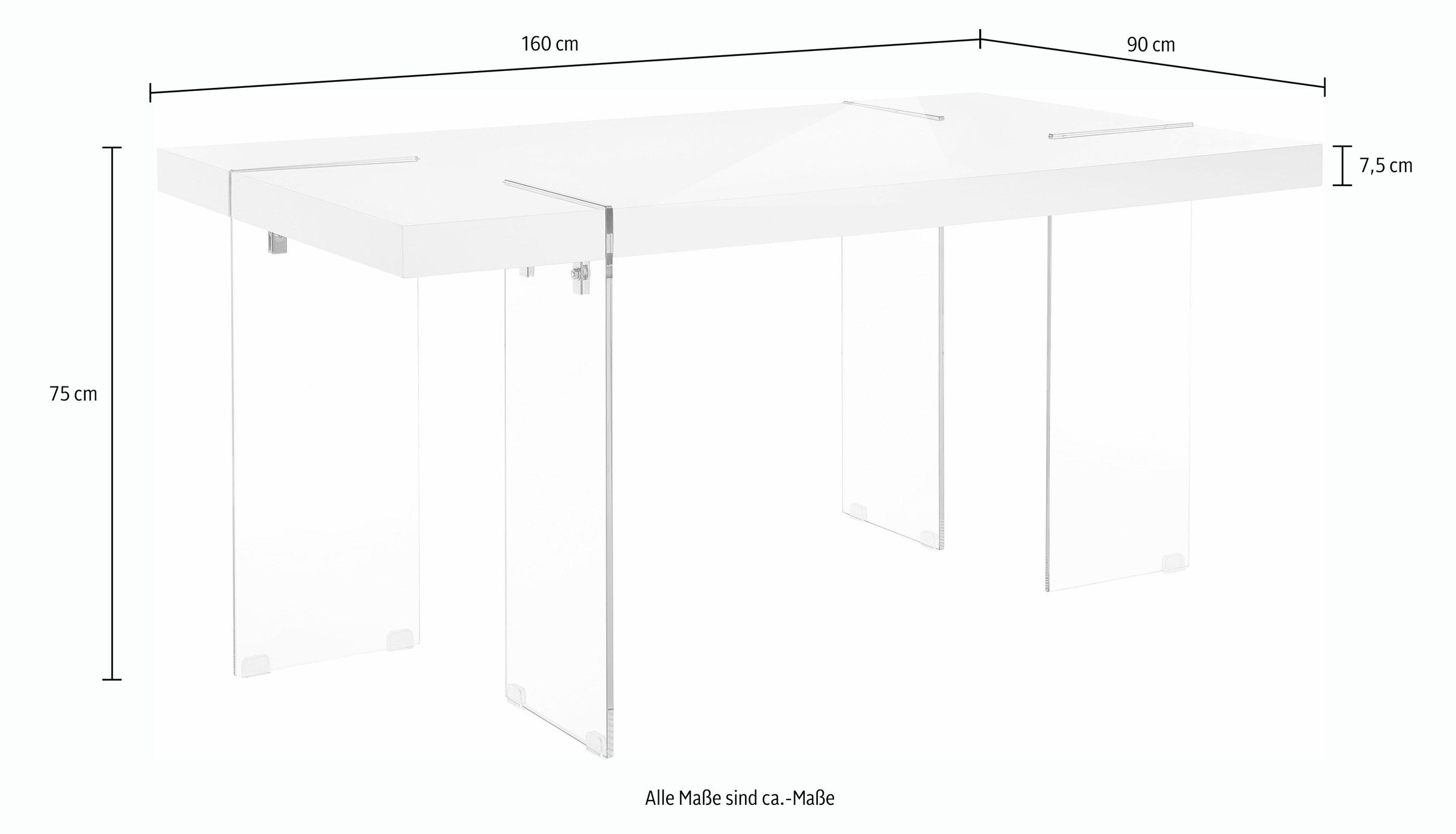GOODproduct Ensemble de salle à manger Set, 5 cuis tlg.