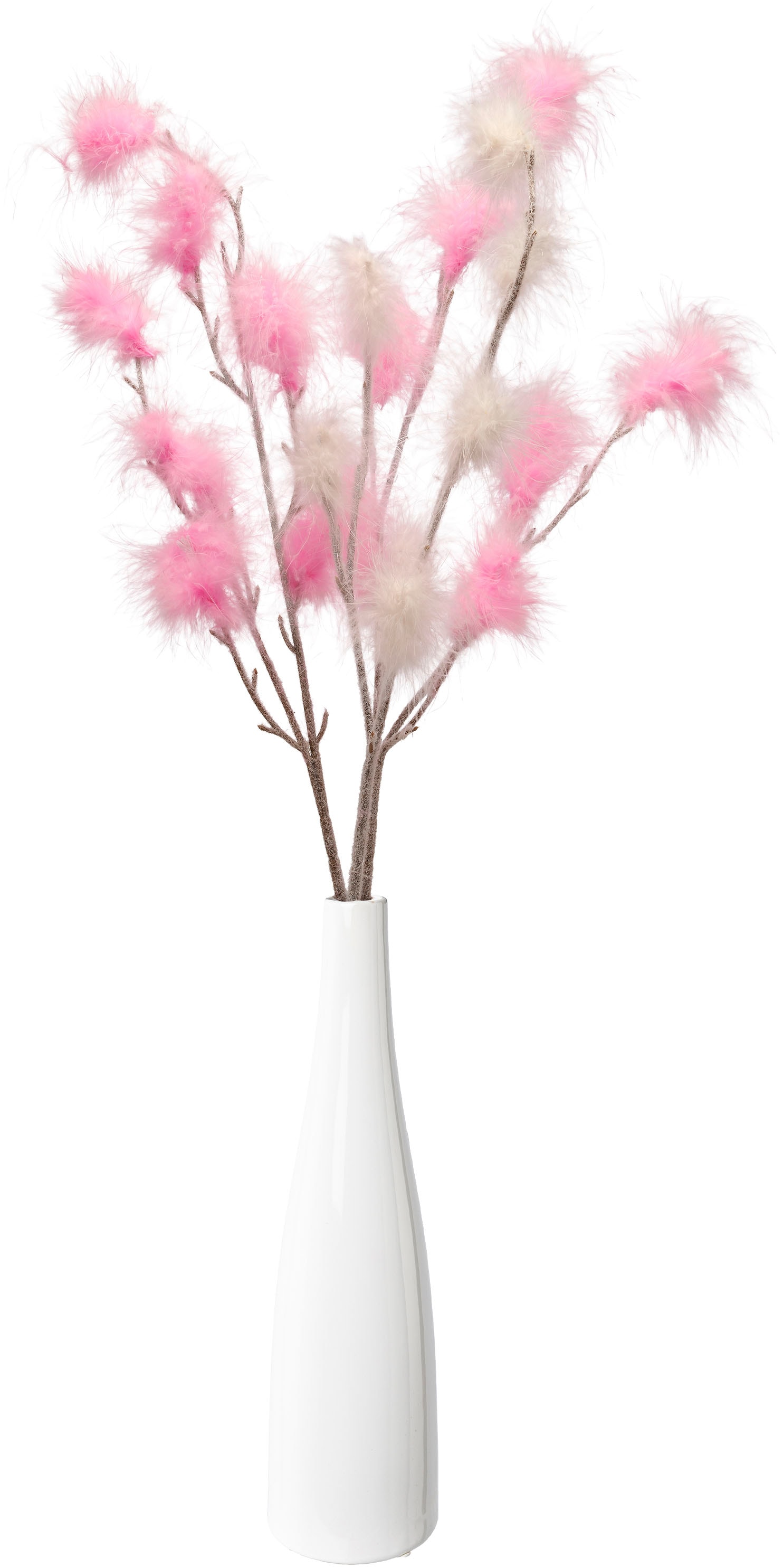 Image of Creativ home Tischvase "Vase mit Federzweigen" für die moderne Einrichtung