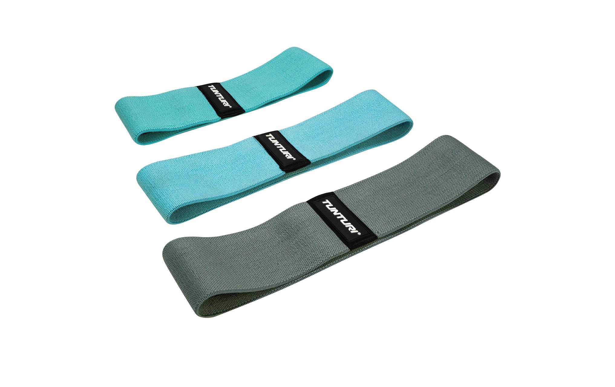 Tunturi Trainingsband »Fitnessband Textil Widerstandsbänder 3er Set Mixed«