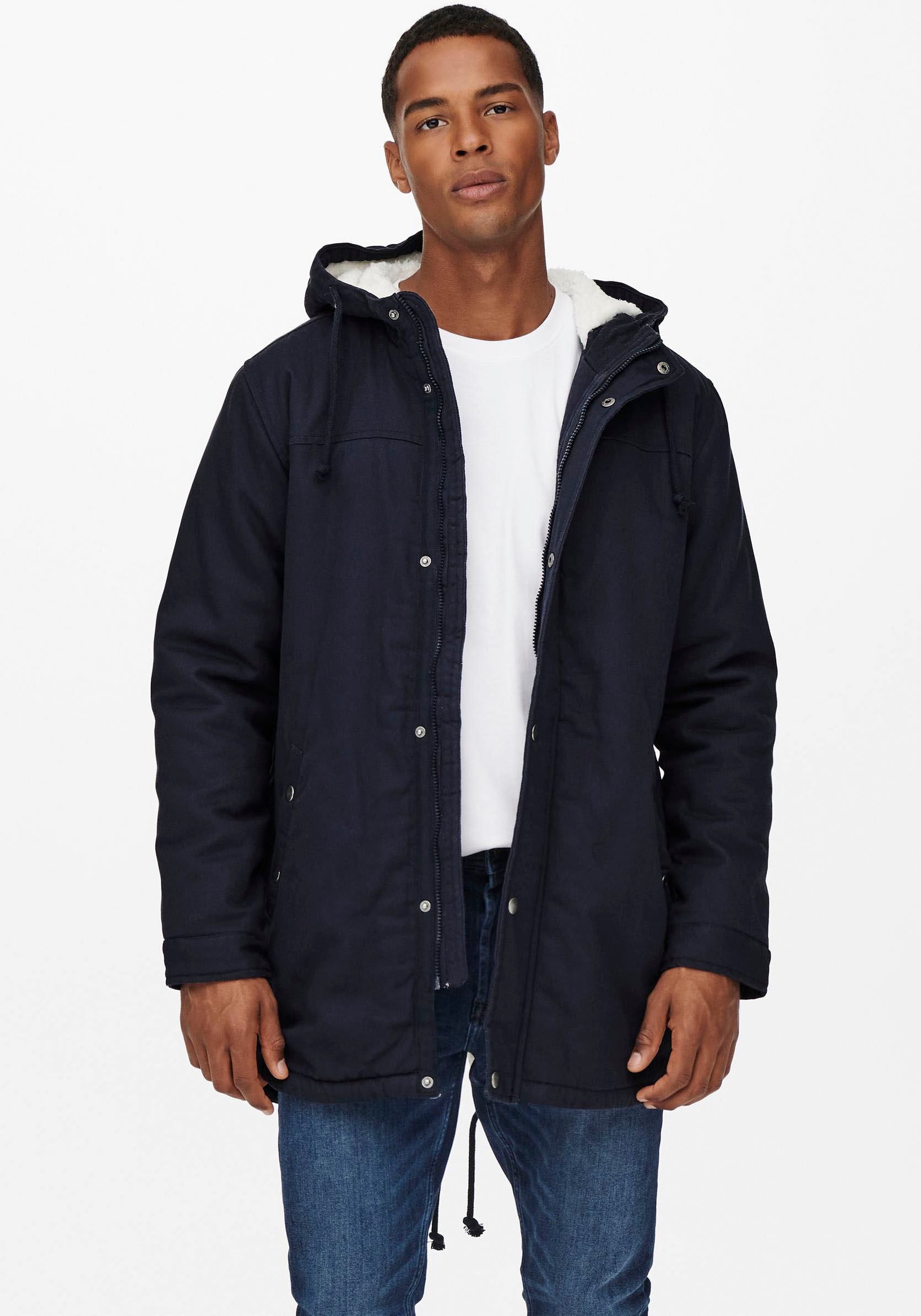 ONLY & SONS Parka »ONSALEXANDER LIFE PARKA OTW VD« mit Kapuze