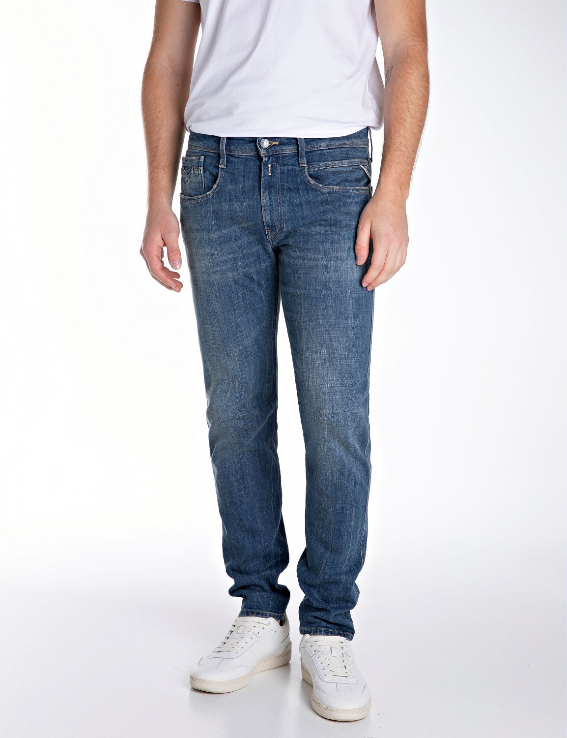 Replay Slim-fit-Jeans »ANBASS«, mit Washed-Optik