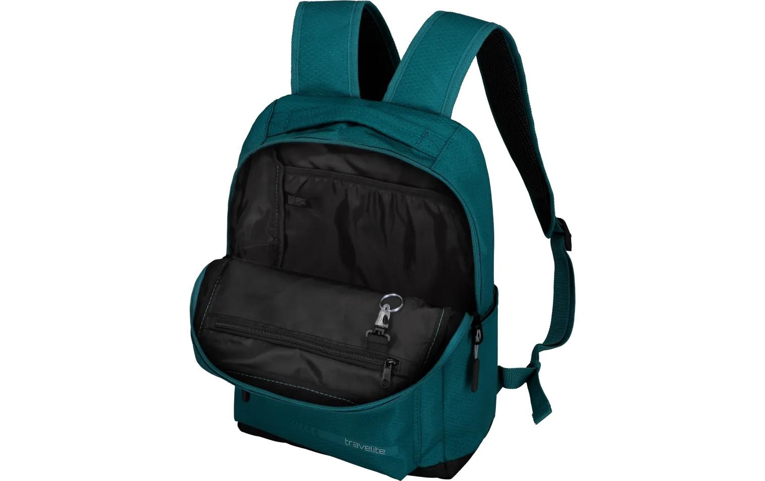 travelite Rucksack »KICK OFF« mit Laptopfach –ideal als Freizeit, Arbeits, Schul- und Reiserucksack