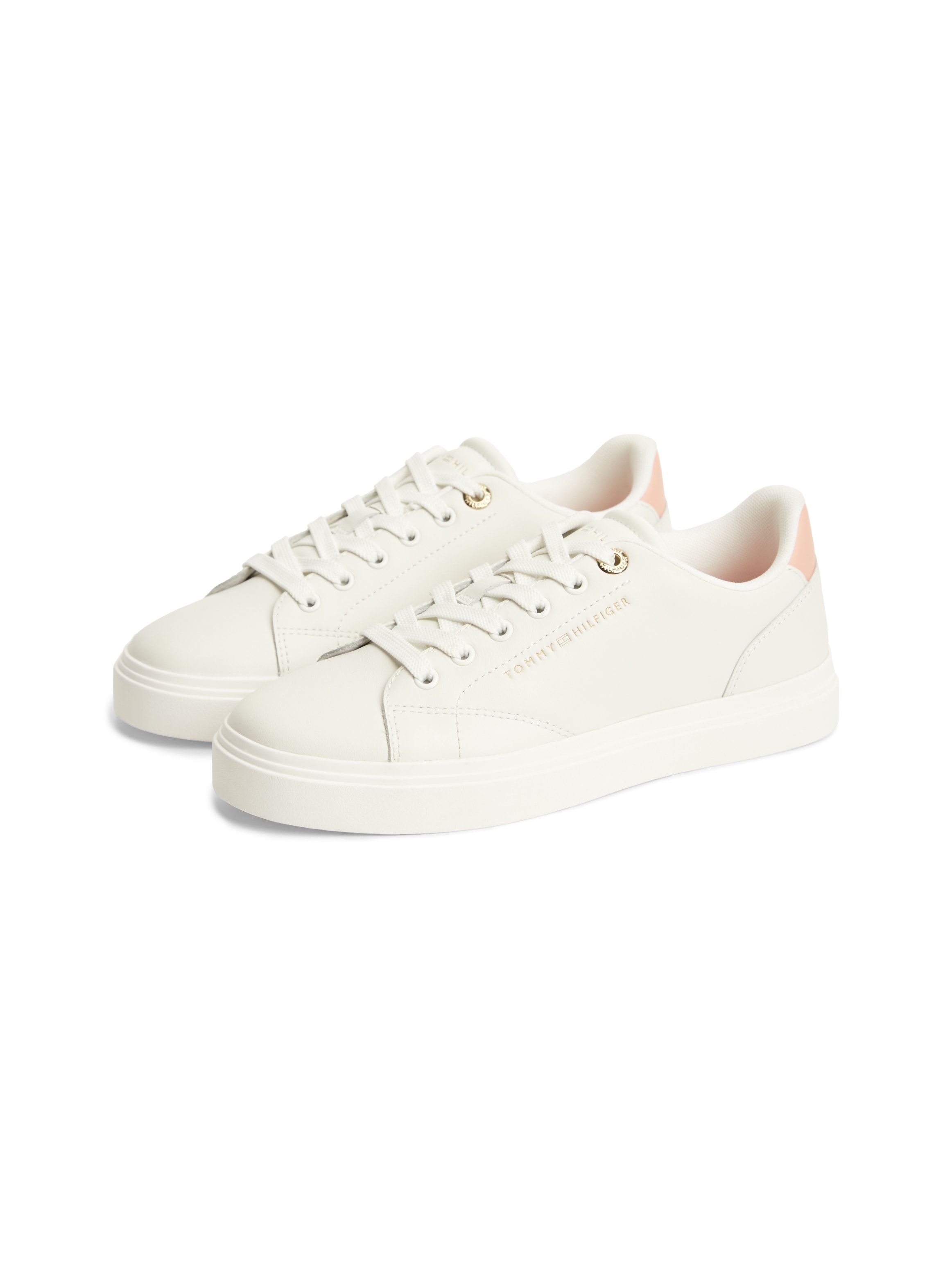 Tommy Hilfiger Baskets à plateforme »TH CHIC SNEAKER«  chaussure de loisirs, chaussure basse, chaussure à lacets avec coutures décoratives