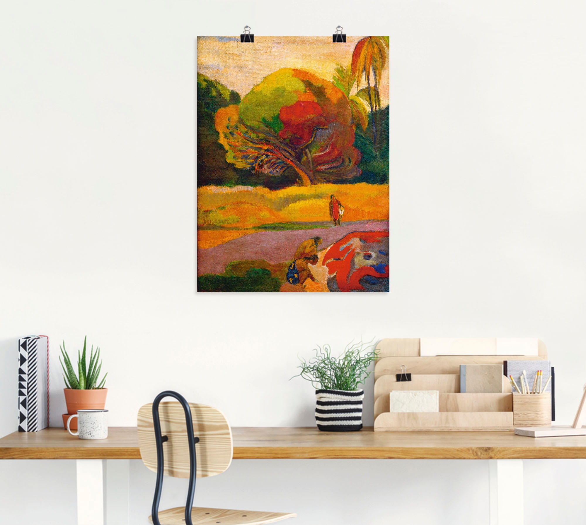 Artland Wandbild »Paul Gauguin Frauen am Fluss«, Wiesen & Bäume, (1 St.), als Leinwandbild, Poster in verschied. Grössen