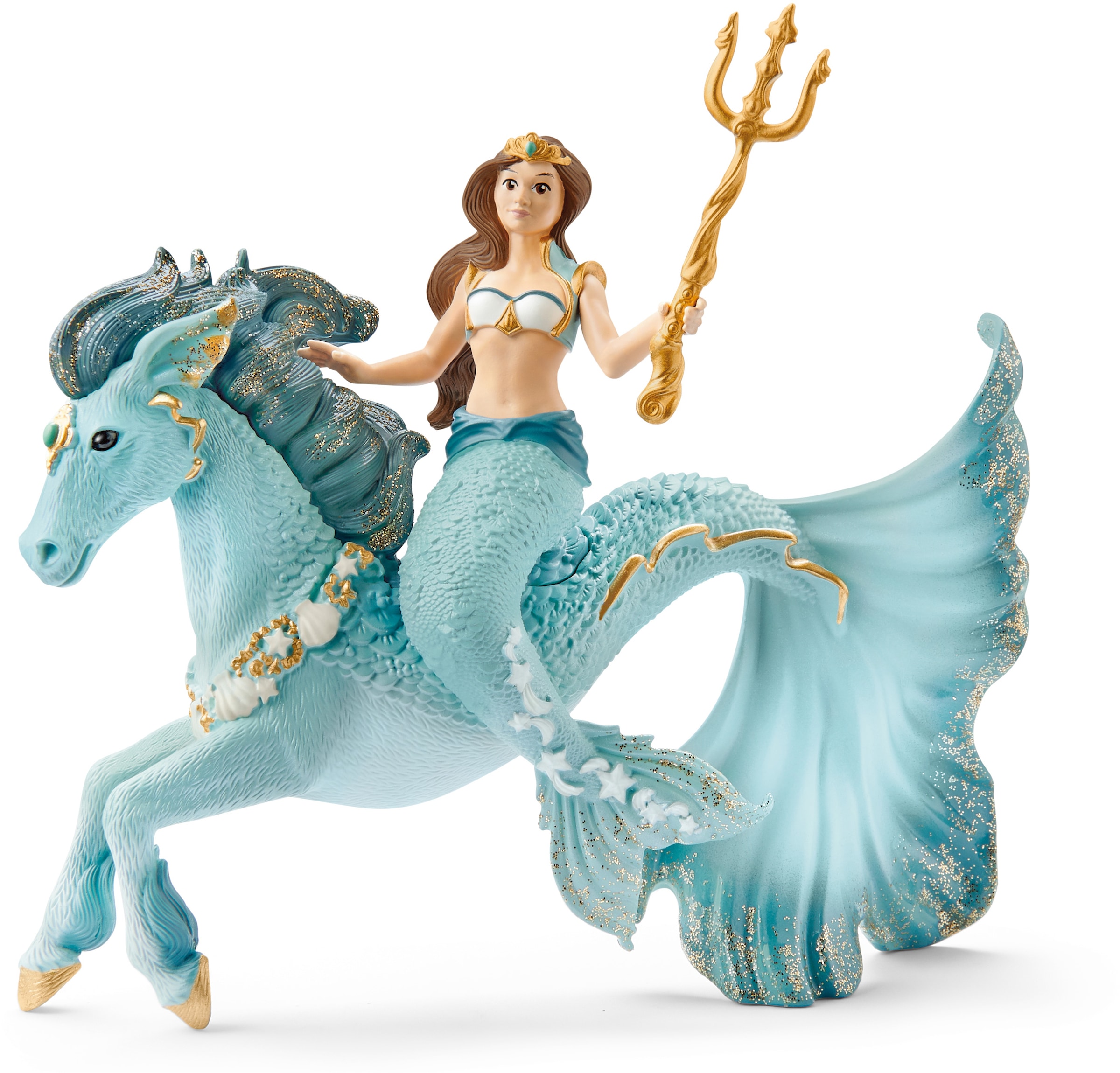 Schleich® Spielfigur »BAYALA®, Meerjungfrau-Eyela auf Unterwasserpferd (70594)«