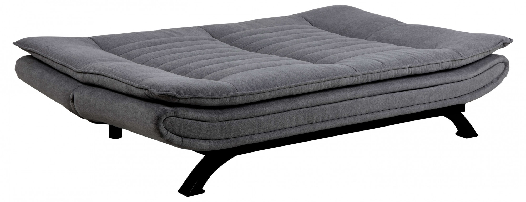 ACTONA GROUP Schlafsofa »VANBY Couch, Gästebett,  Liegesofa mit Microfaserbezug, Schlaffunktion« Bettsofa, Grau, Stoff, Stahl, Click & Clack-Funktion, Breite: 196 cm