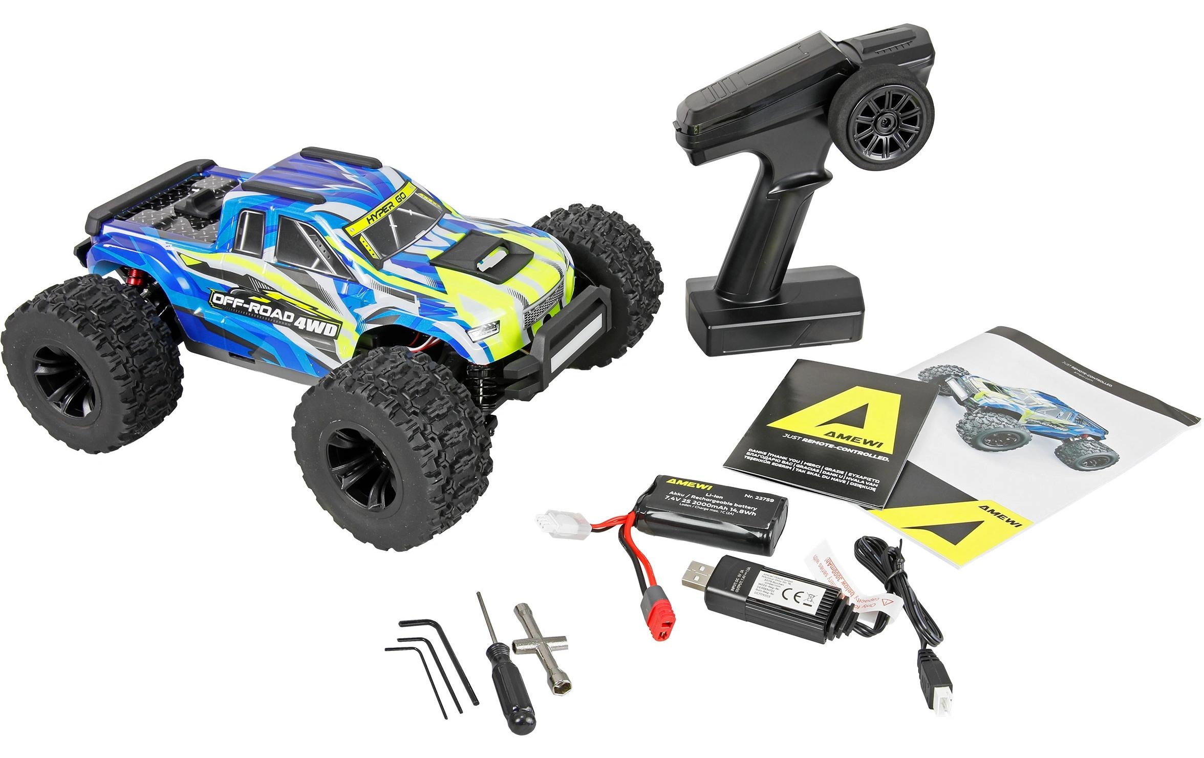 Amewi Voiture RC »Monster Truck Hyper GO MTX14 1:14 RTR«