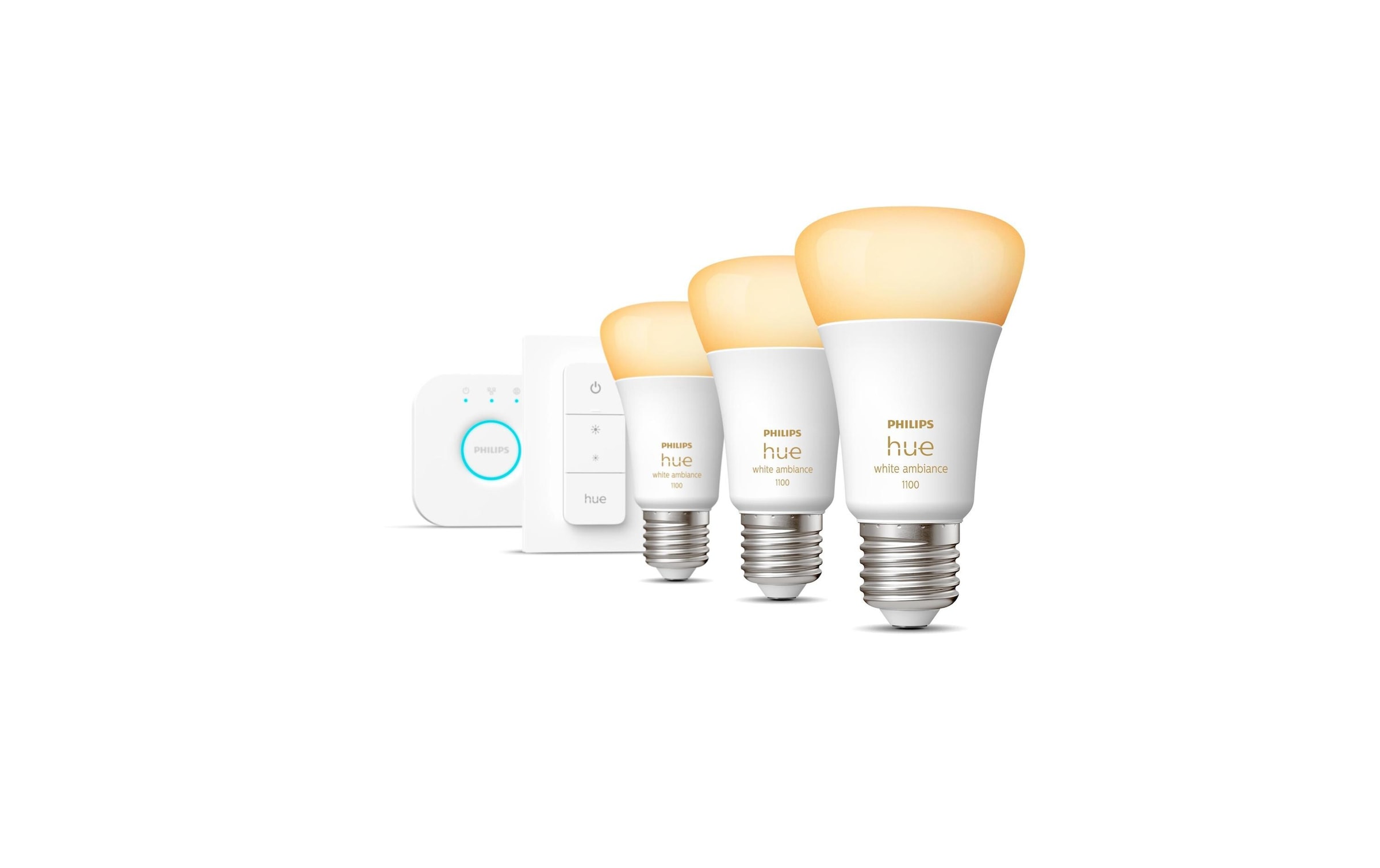 Philips Hue Spezialleuchtmittel »White Ambian«, E27, Neutralweiss-Tageslichtweiss-Kaltweiss-Warmweiss