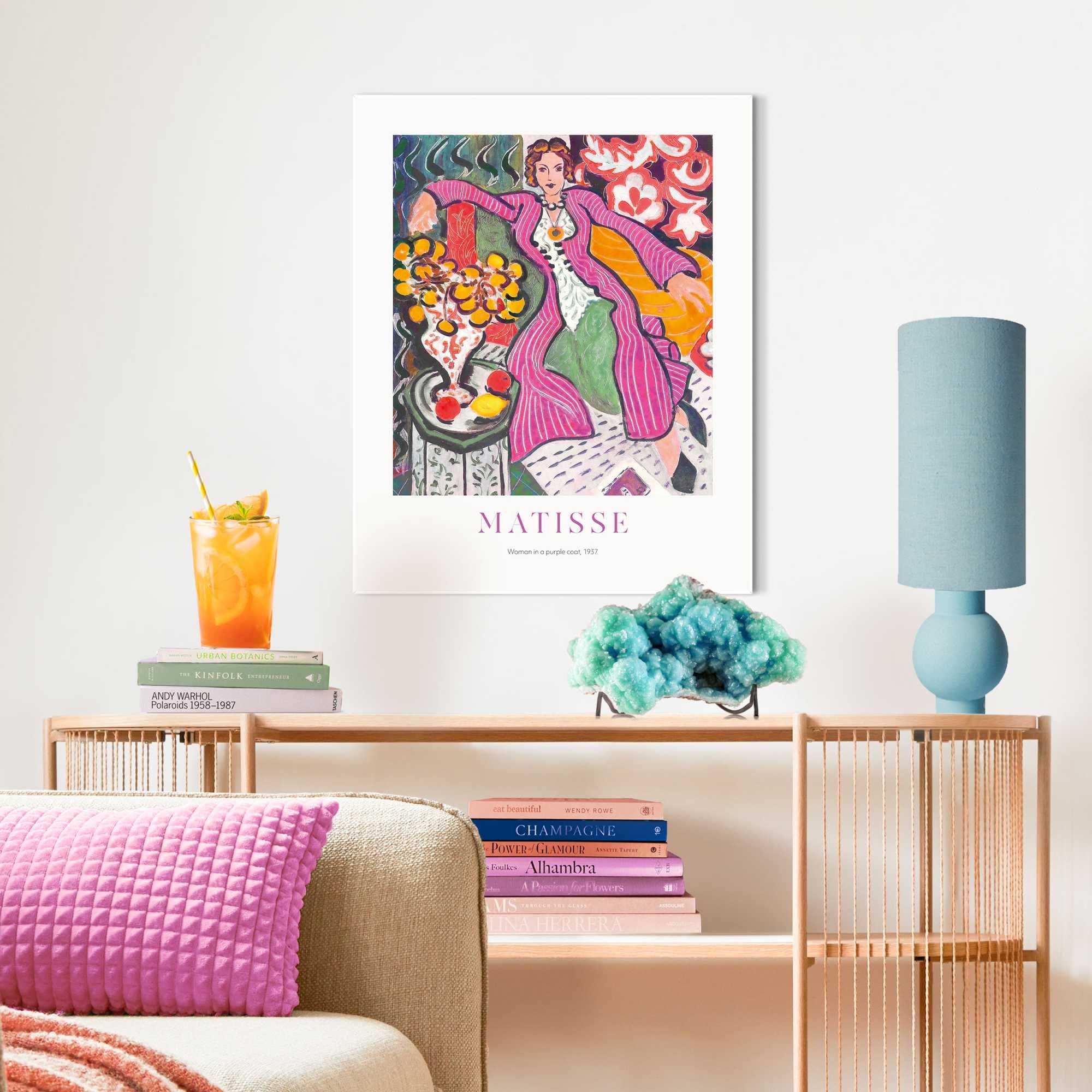 Reinders! Wandbild »Matisse - Frau im lila Mantel«
