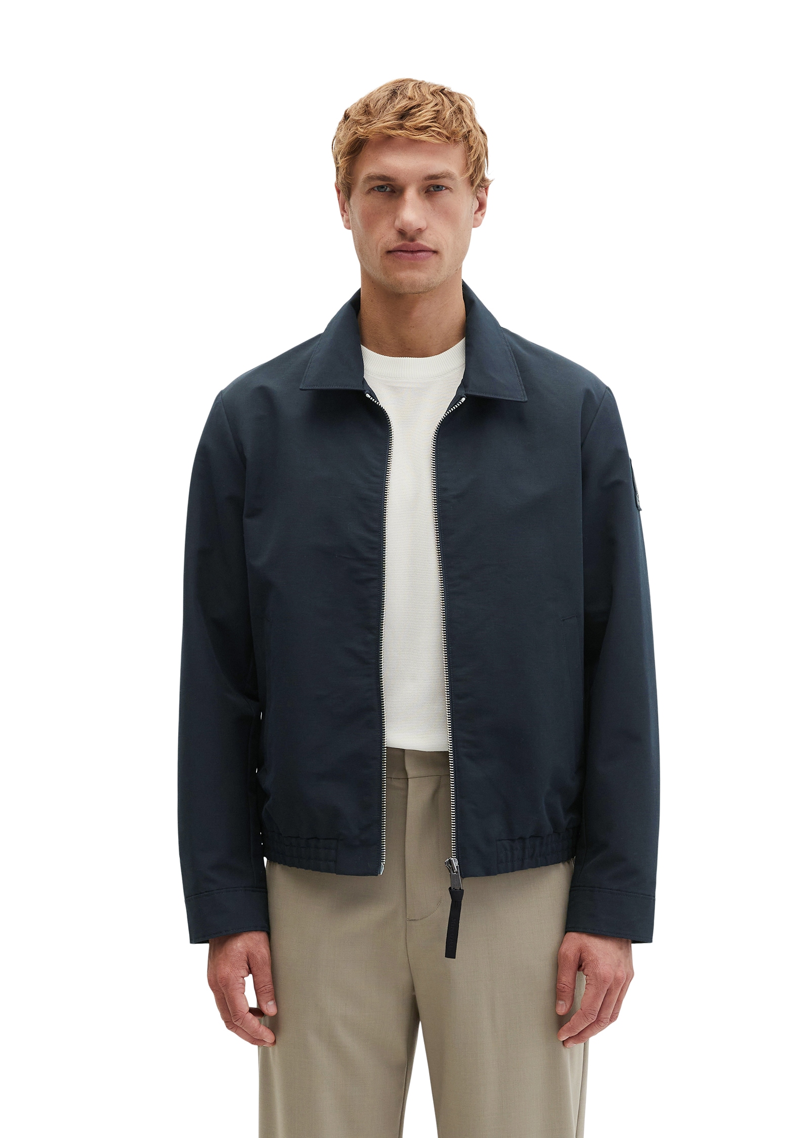 Marc O'Polo Canvasjacke »DFB Travel Collection« aus wasserabweisendem Bio-Baumwoll-Canvas